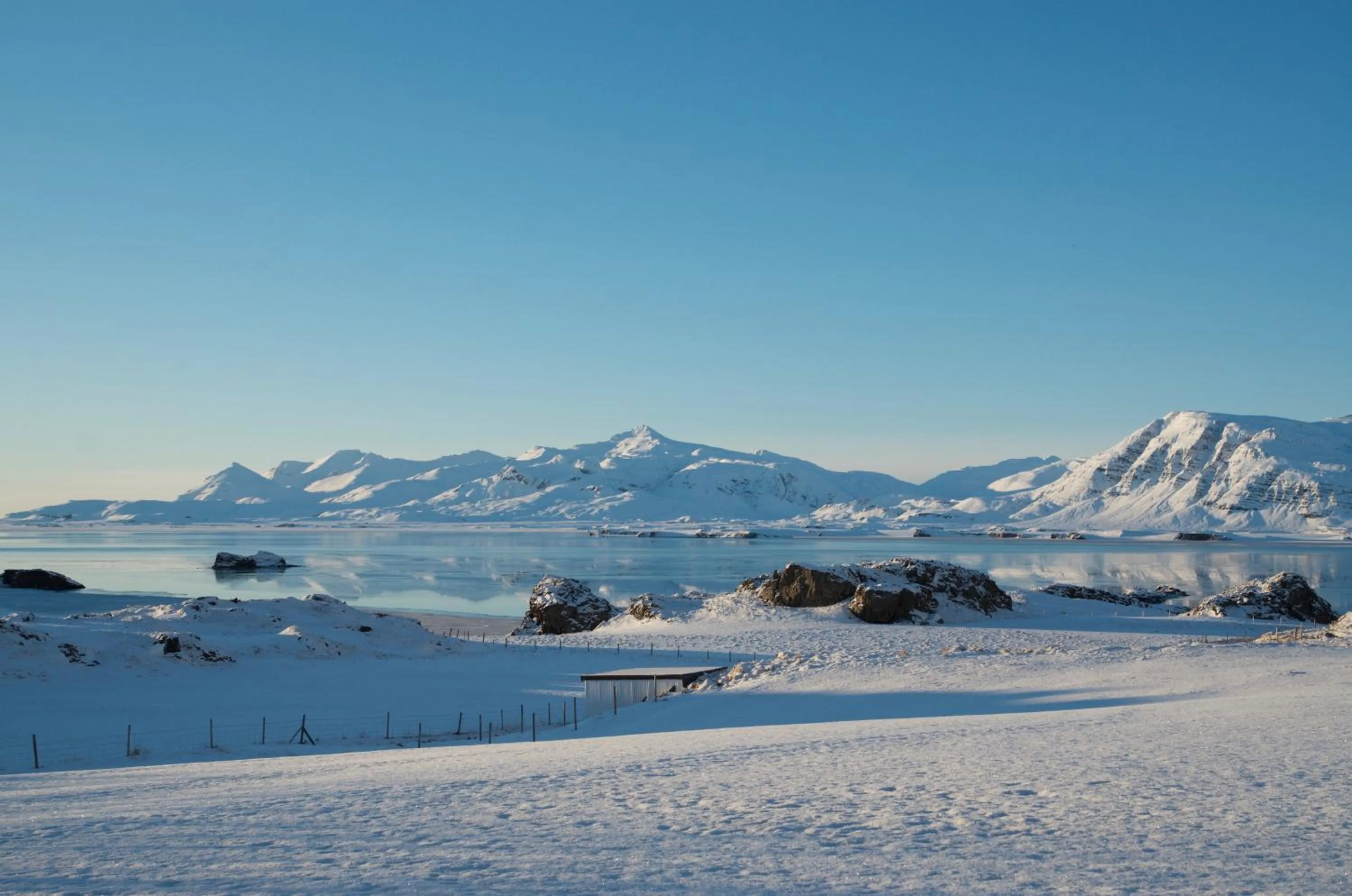 Mountain view in Krákhamar Apartments
