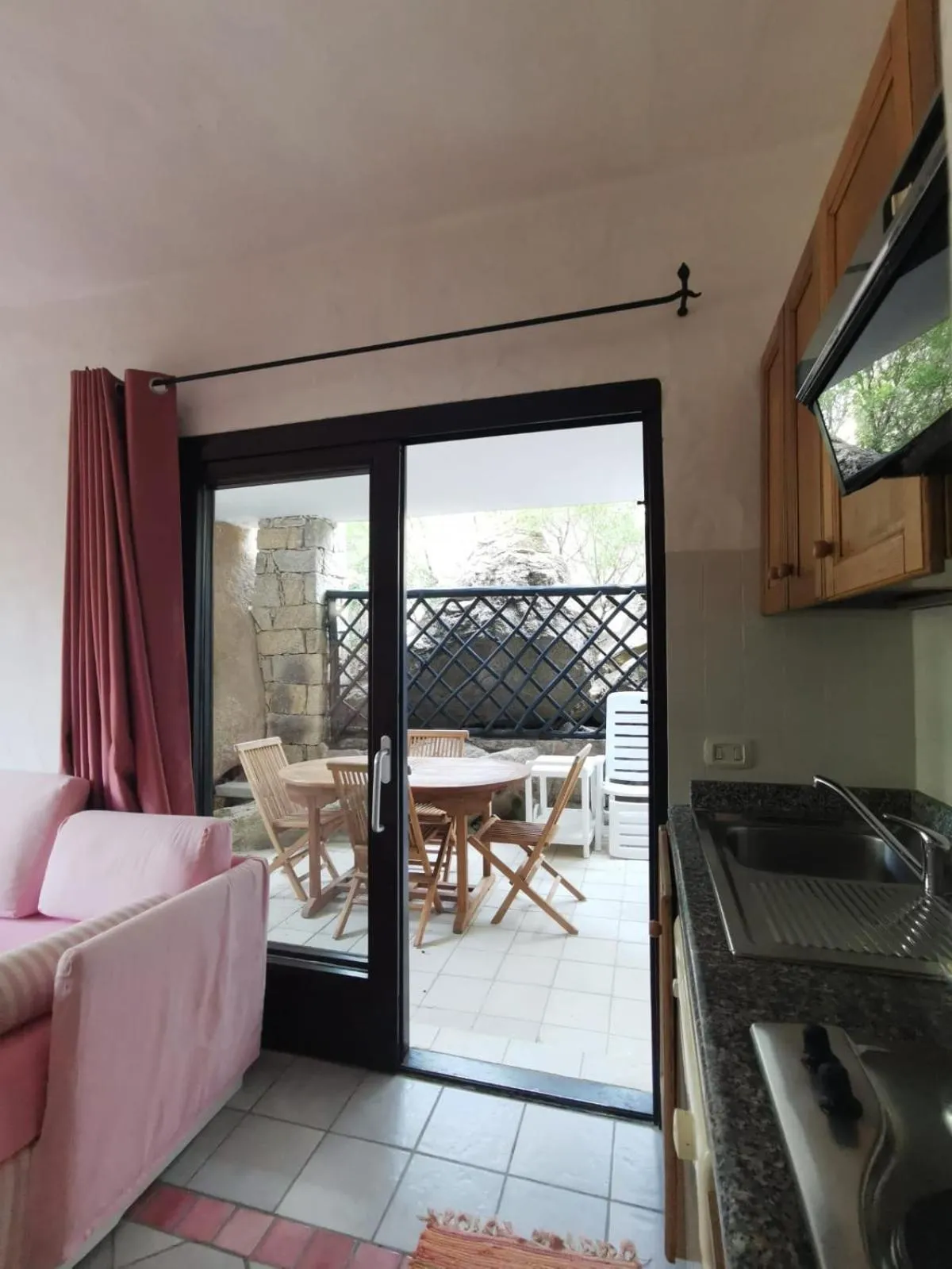 Garden view in Residence I Cormorani Bis