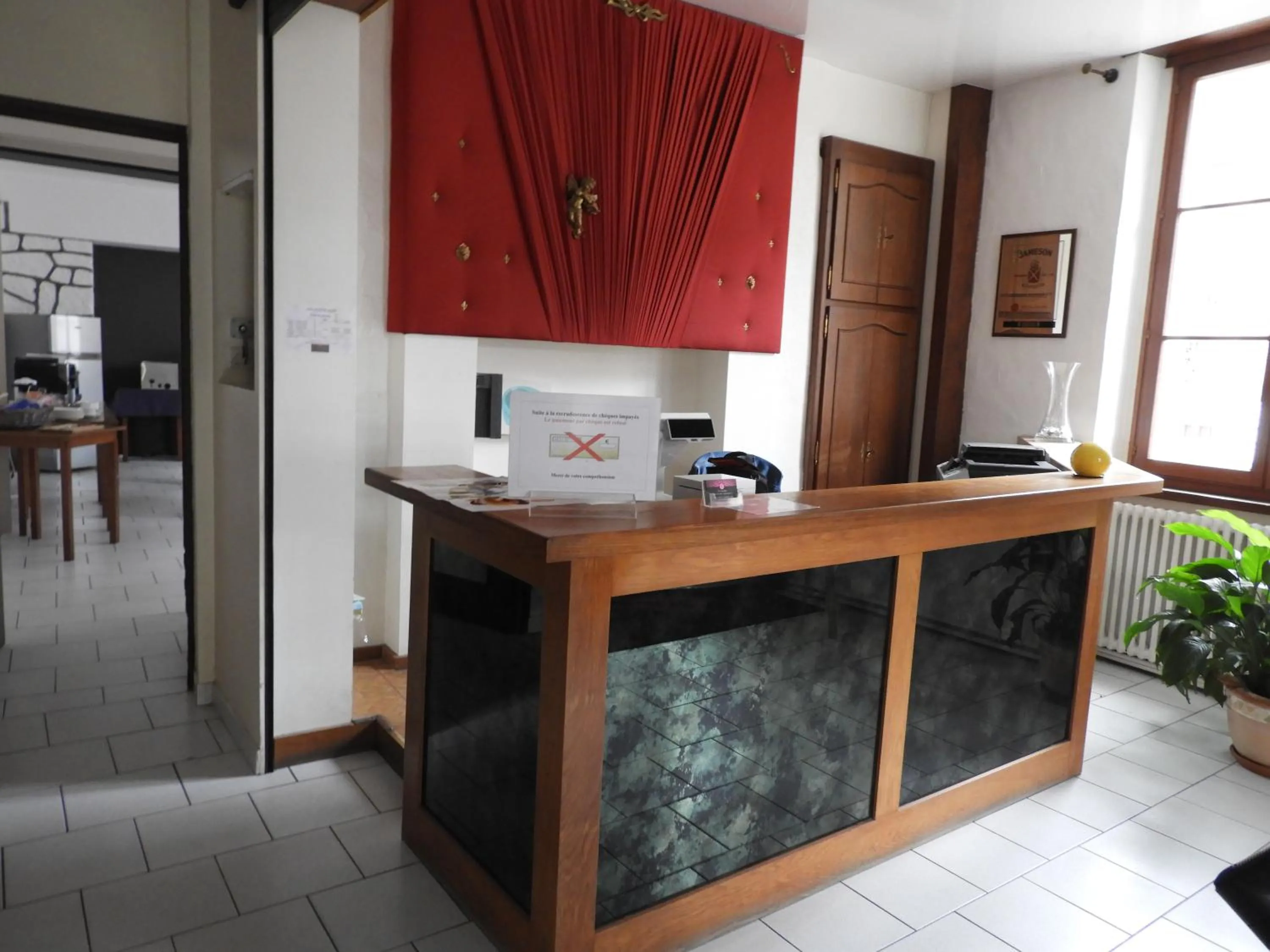 Lobby or reception in Au Sauvage