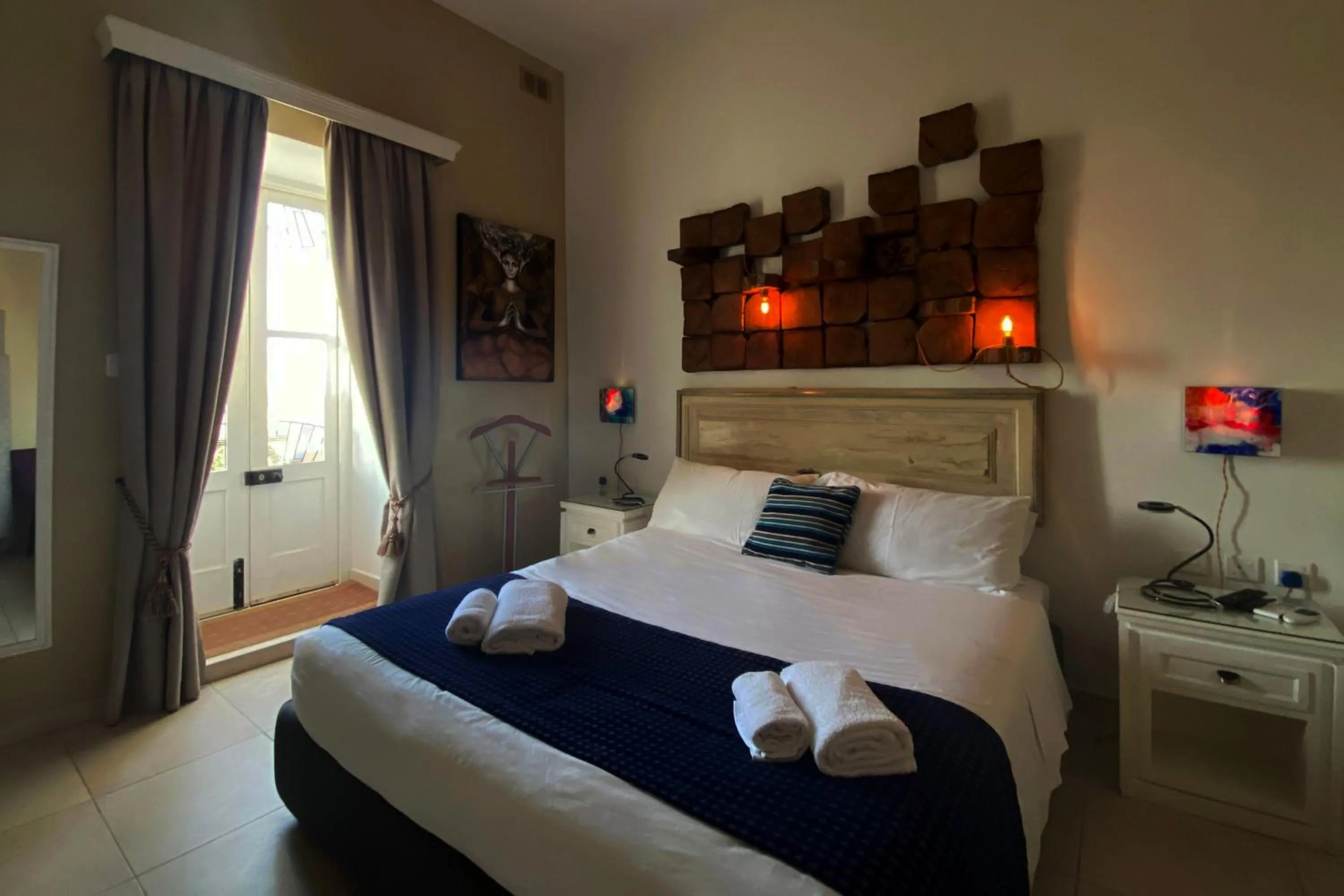 Bed in BOCO Boutique Hotel