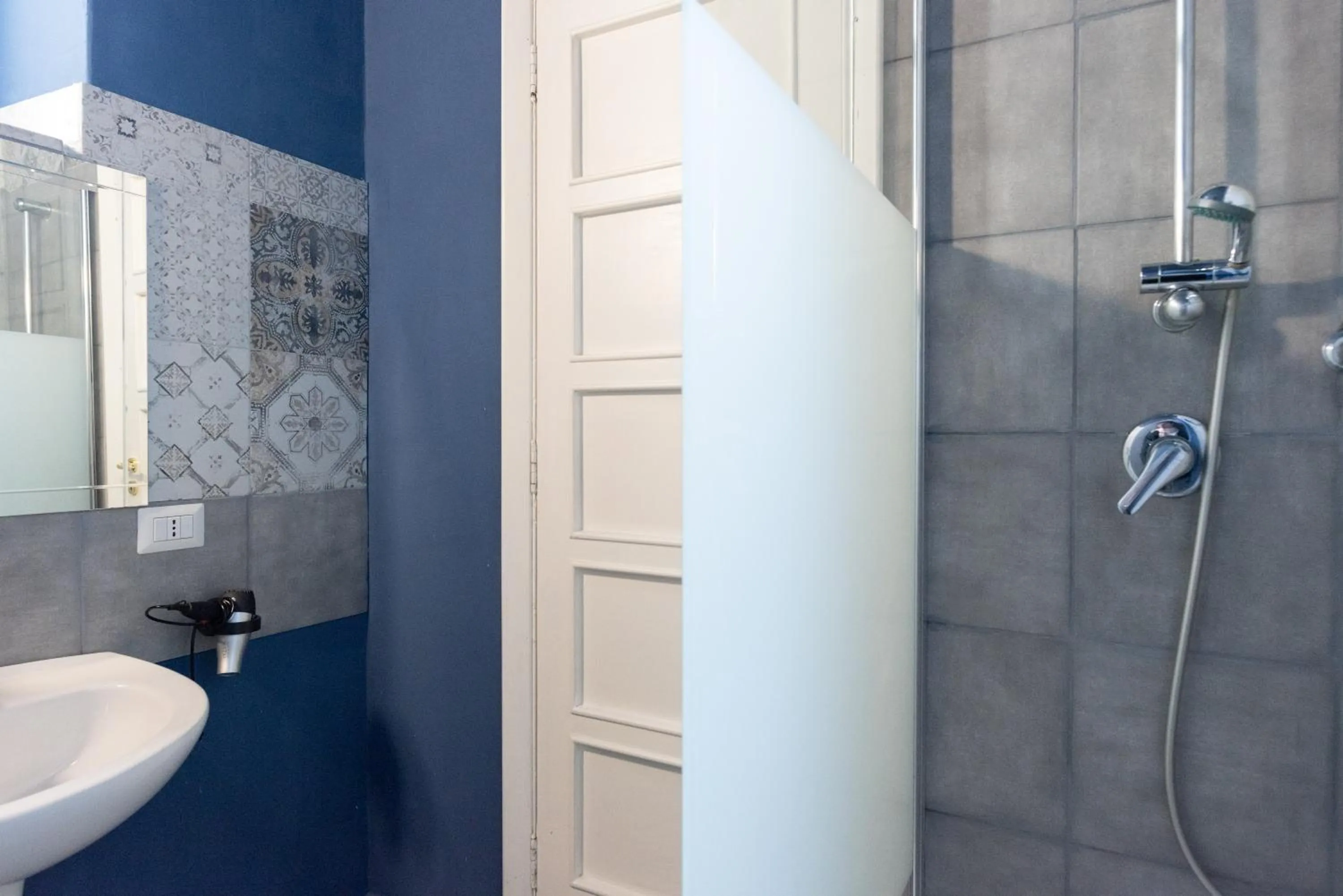 Shower in Una Notte al Museo