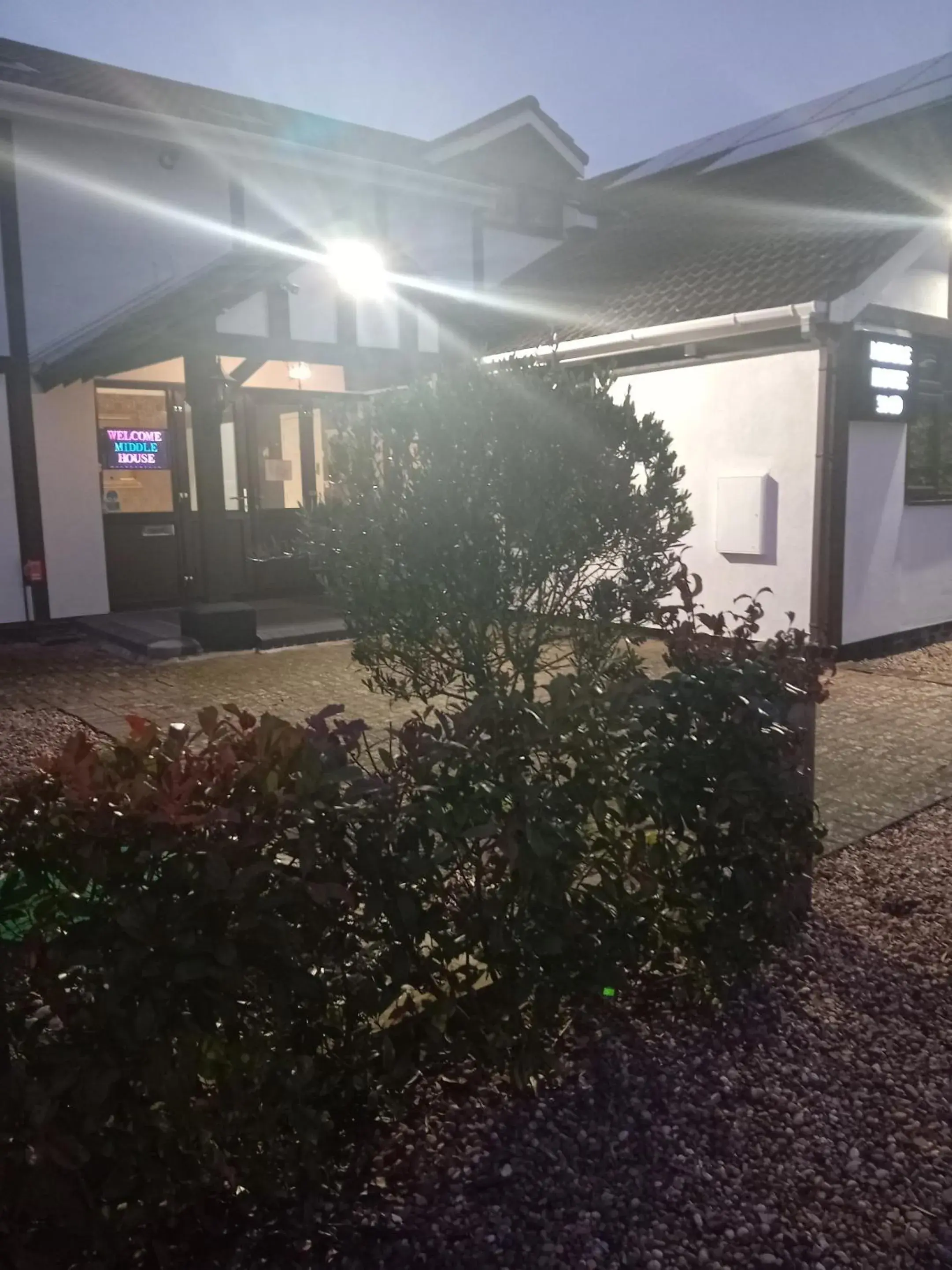 Facade/entrance in Middle House Facade/entrance in Middle House