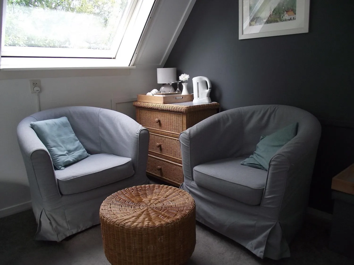Seating area in B&B Landgoed Sonneborghe