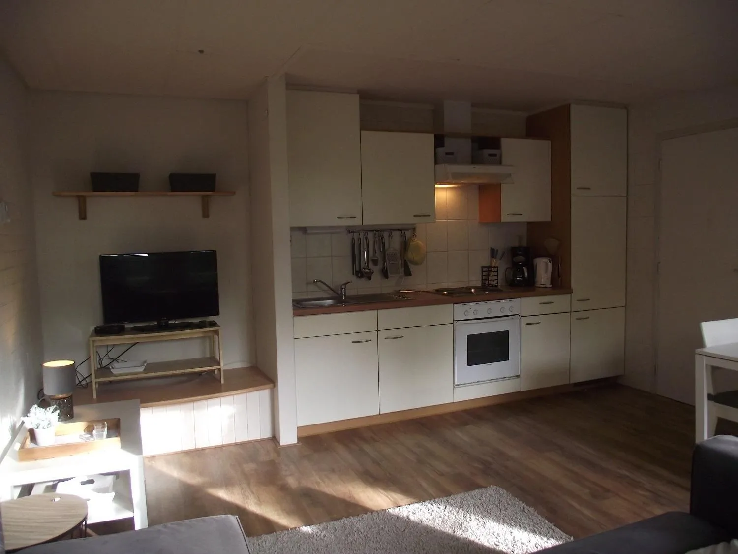 Kitchen or kitchenette in B&B Landgoed Sonneborghe