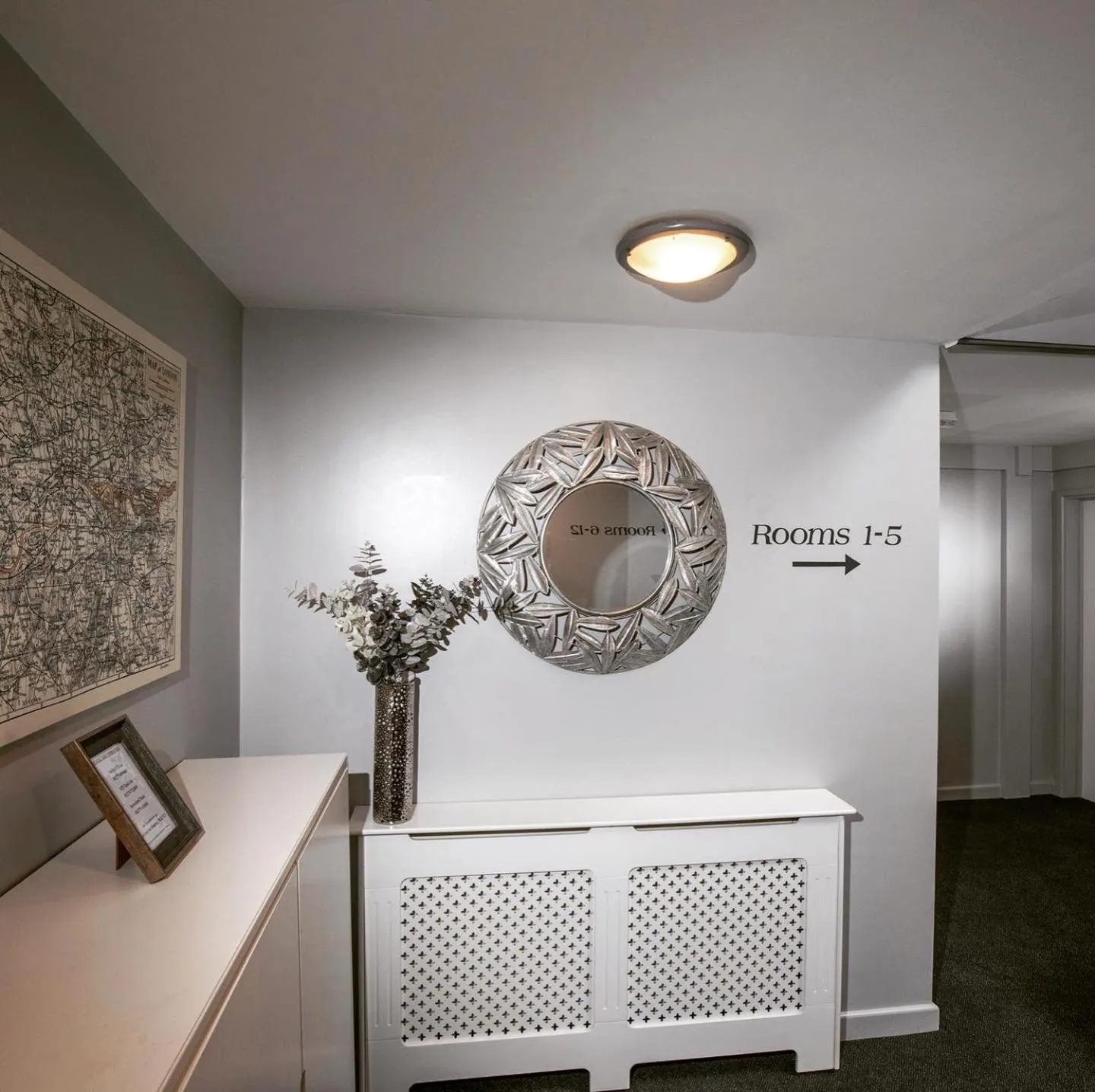 Bed in The Cock Inn Hotel