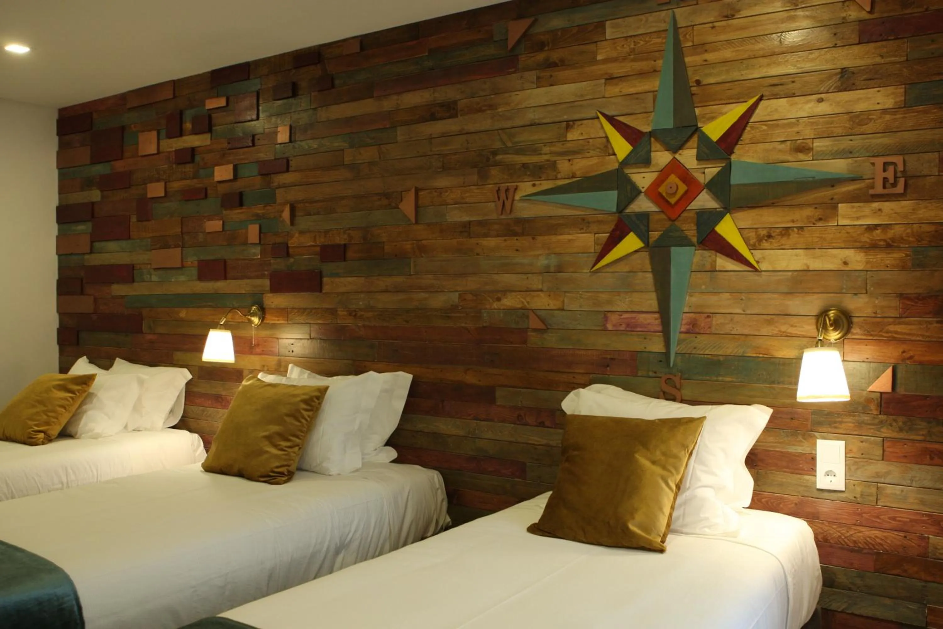 Bed in Art'Otel Barcelos