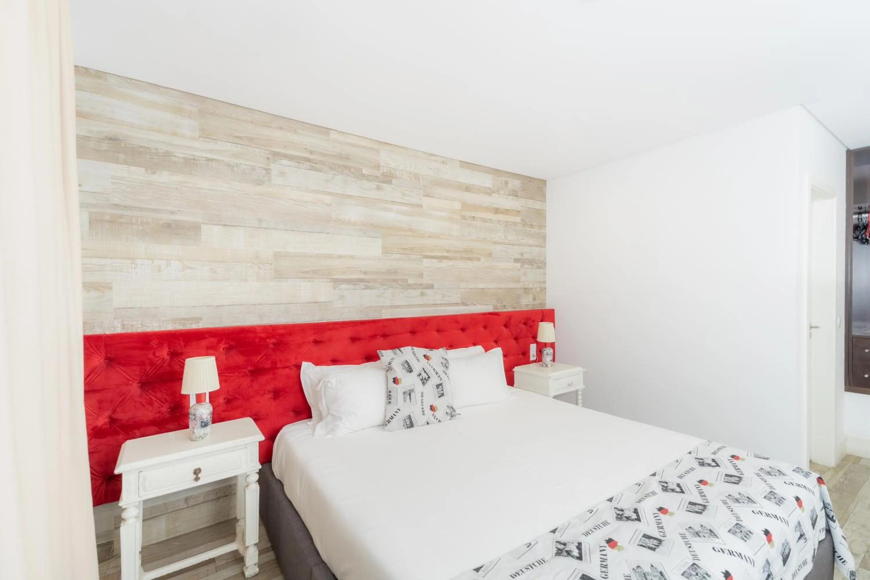 Bed in Art'Otel Barcelos