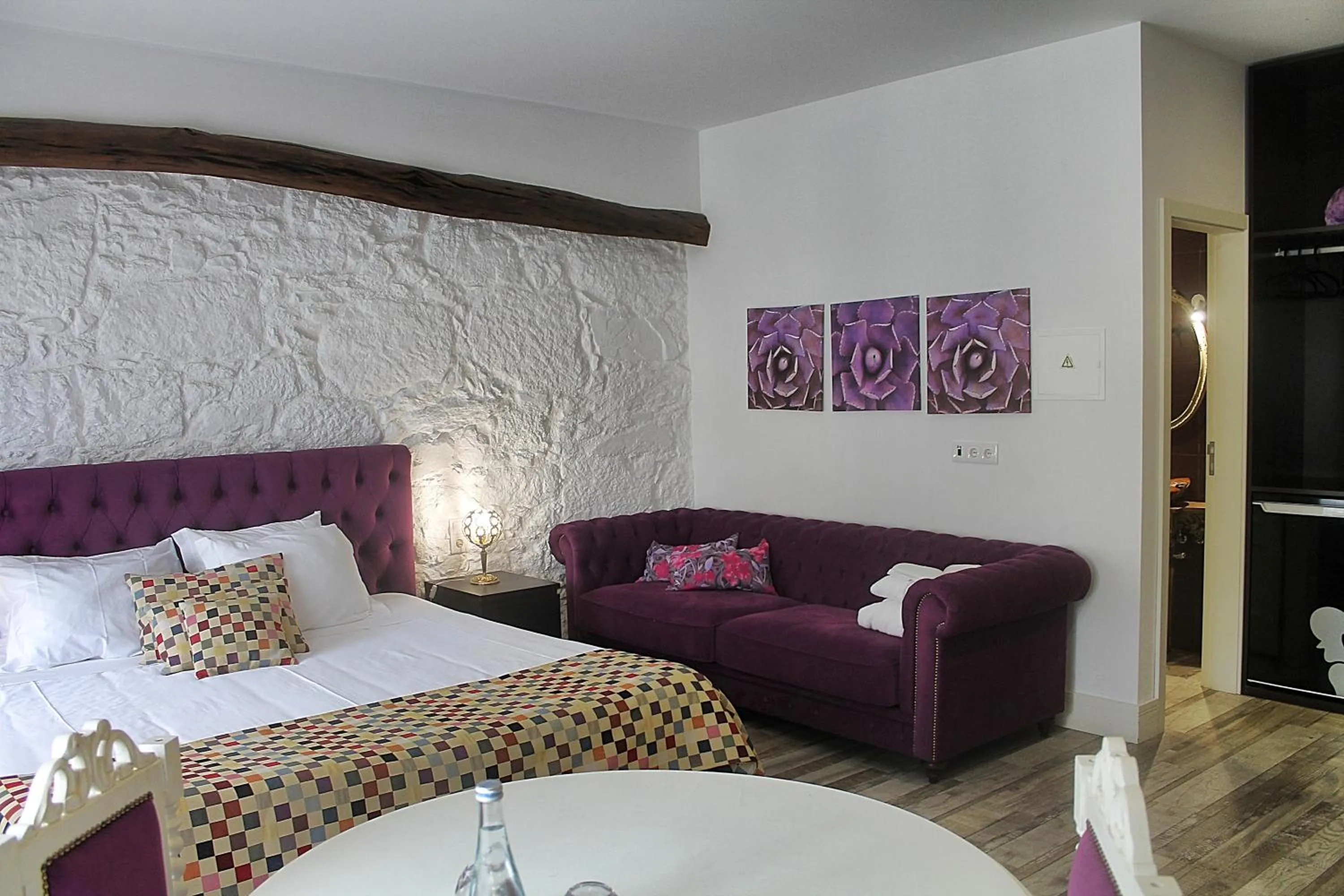 Bed in Art'Otel Barcelos