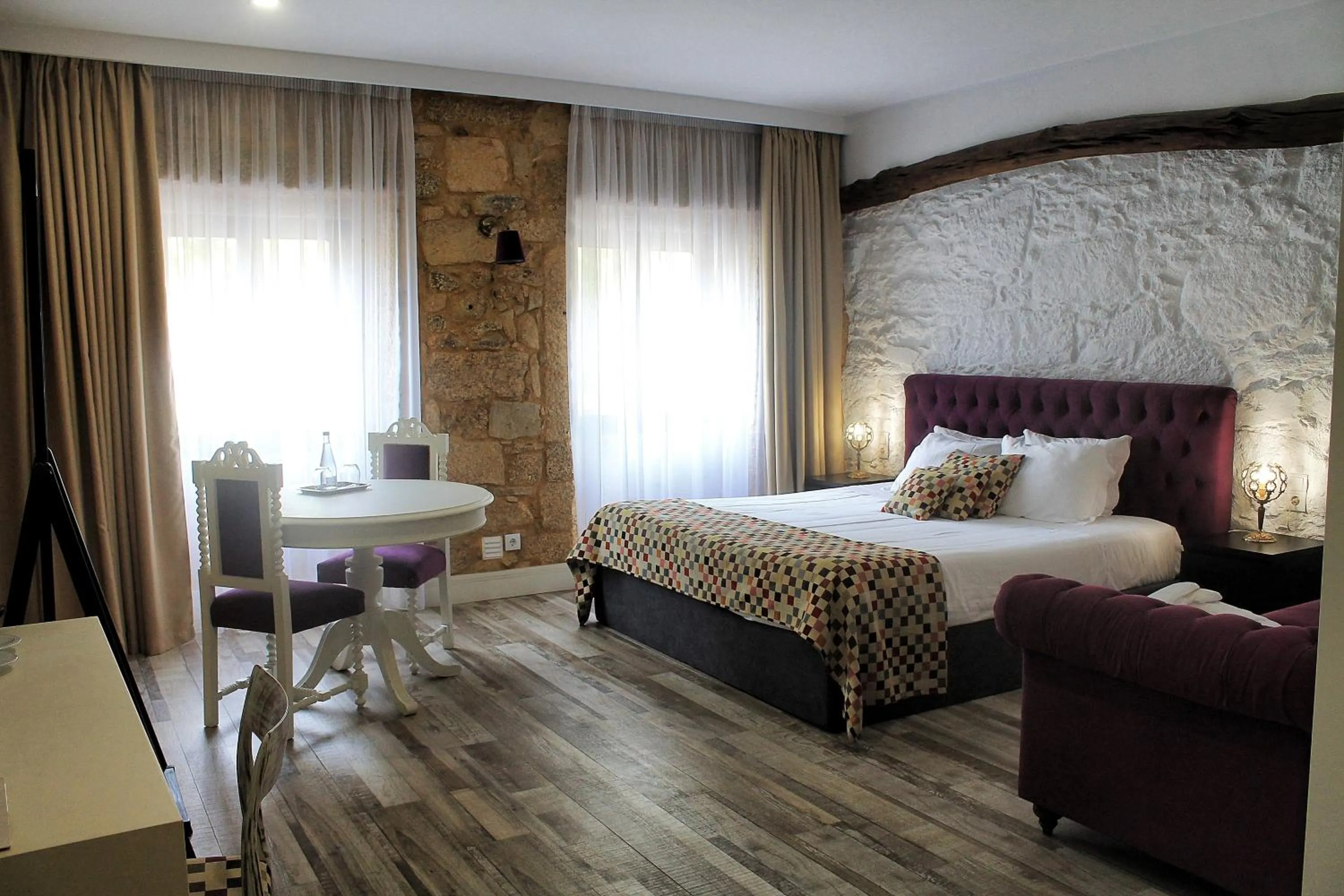 Bed in Art'Otel Barcelos