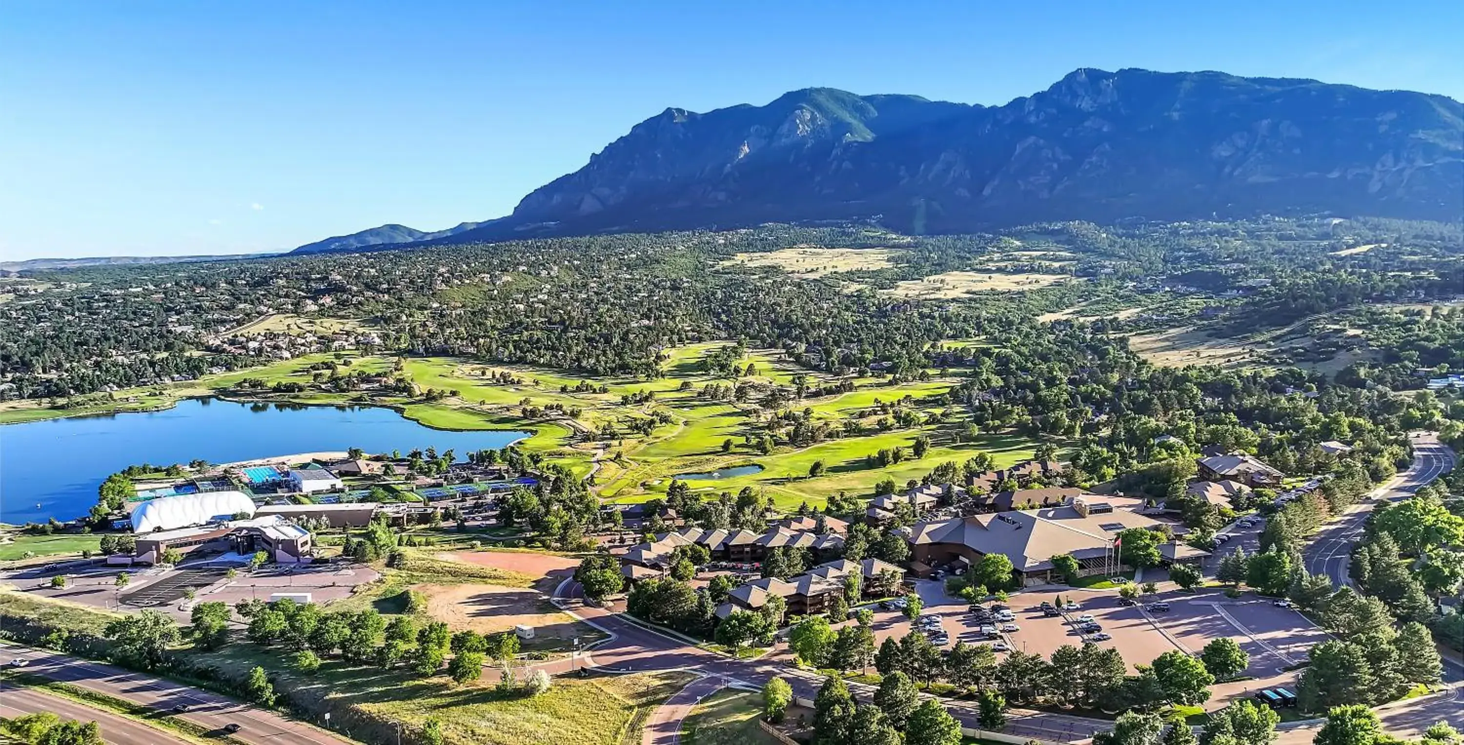 Property building in Cheyenne Mountain Resort, a Destination by Hyatt Hotels Property building in Cheyenne Mountain Resort, a Destination by Hyatt Hotels