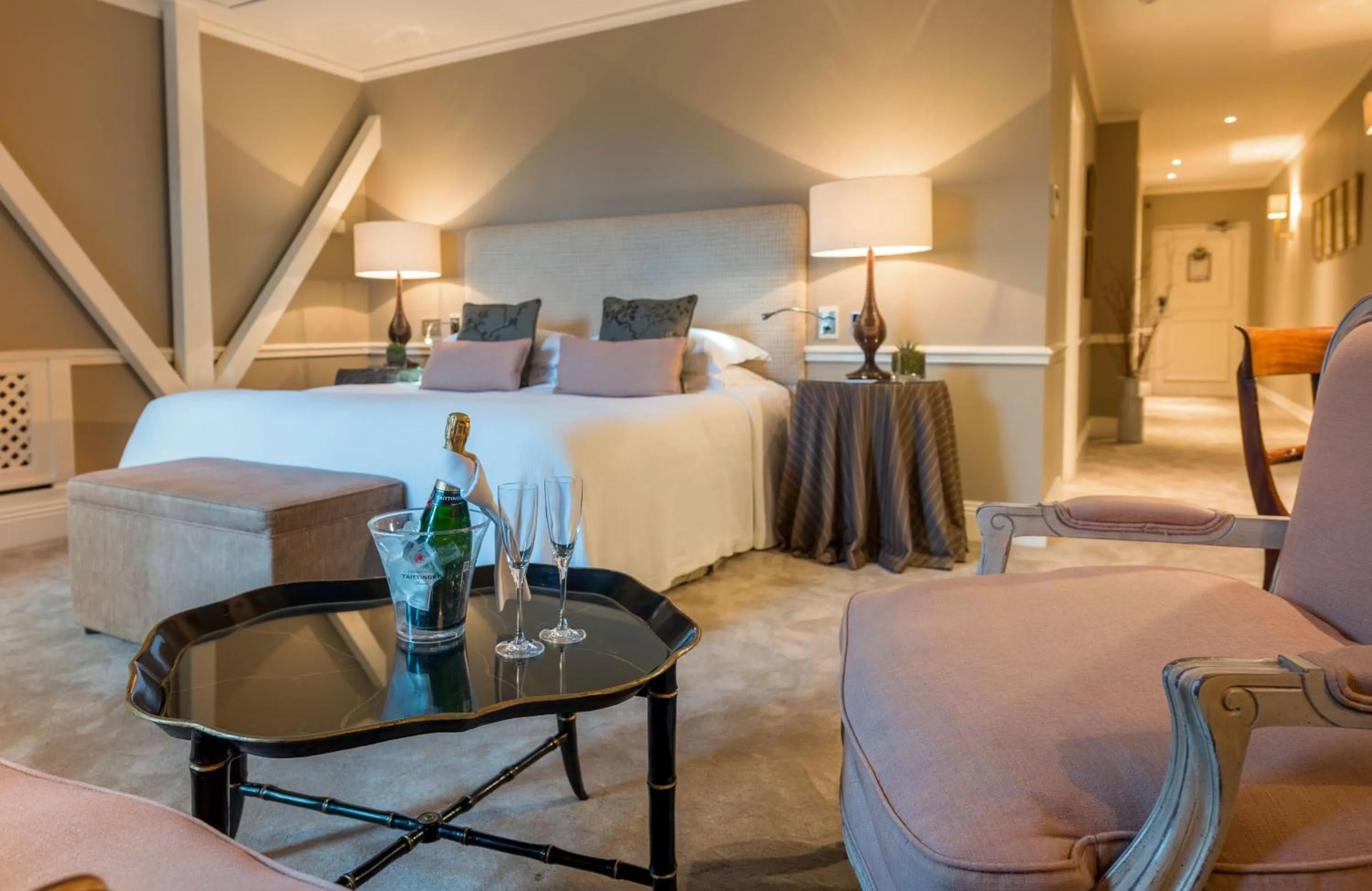 Bedroom, Bed in Chewton Glen Hotel - an Iconic Luxury Hotel