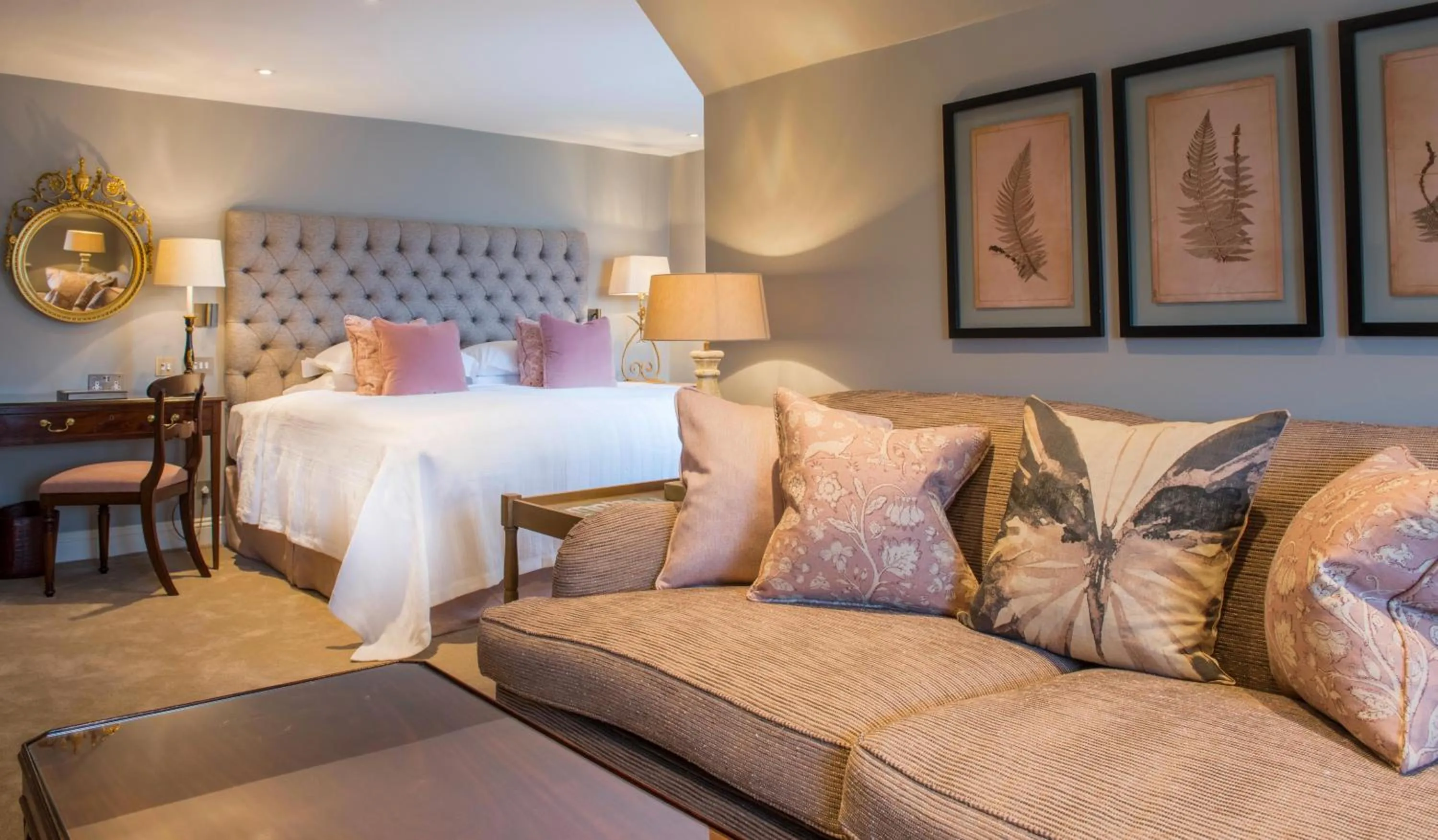 Bed in Chewton Glen Hotel - an Iconic Luxury Hotel