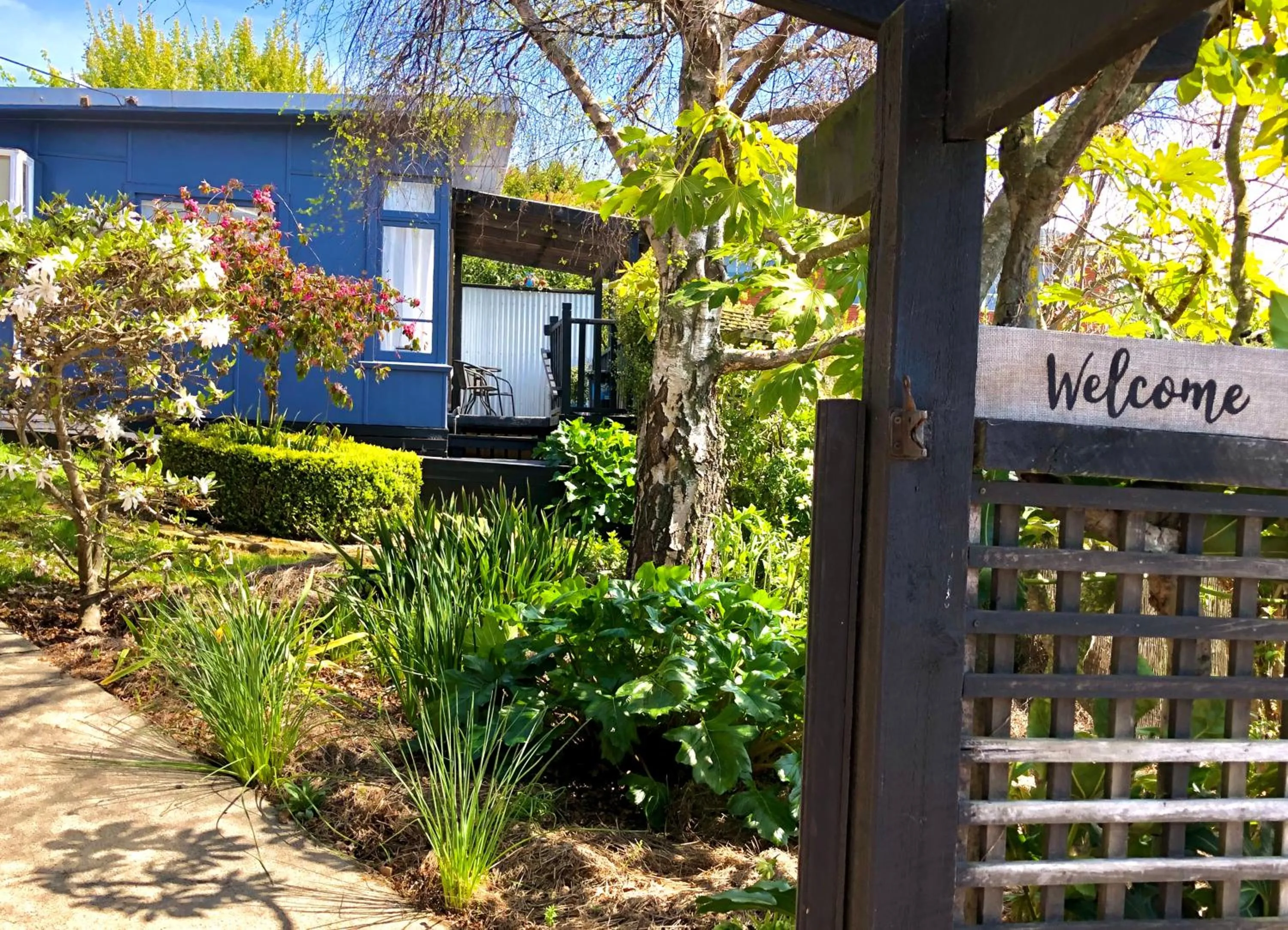 Garden in Oamaru Harbour Nest