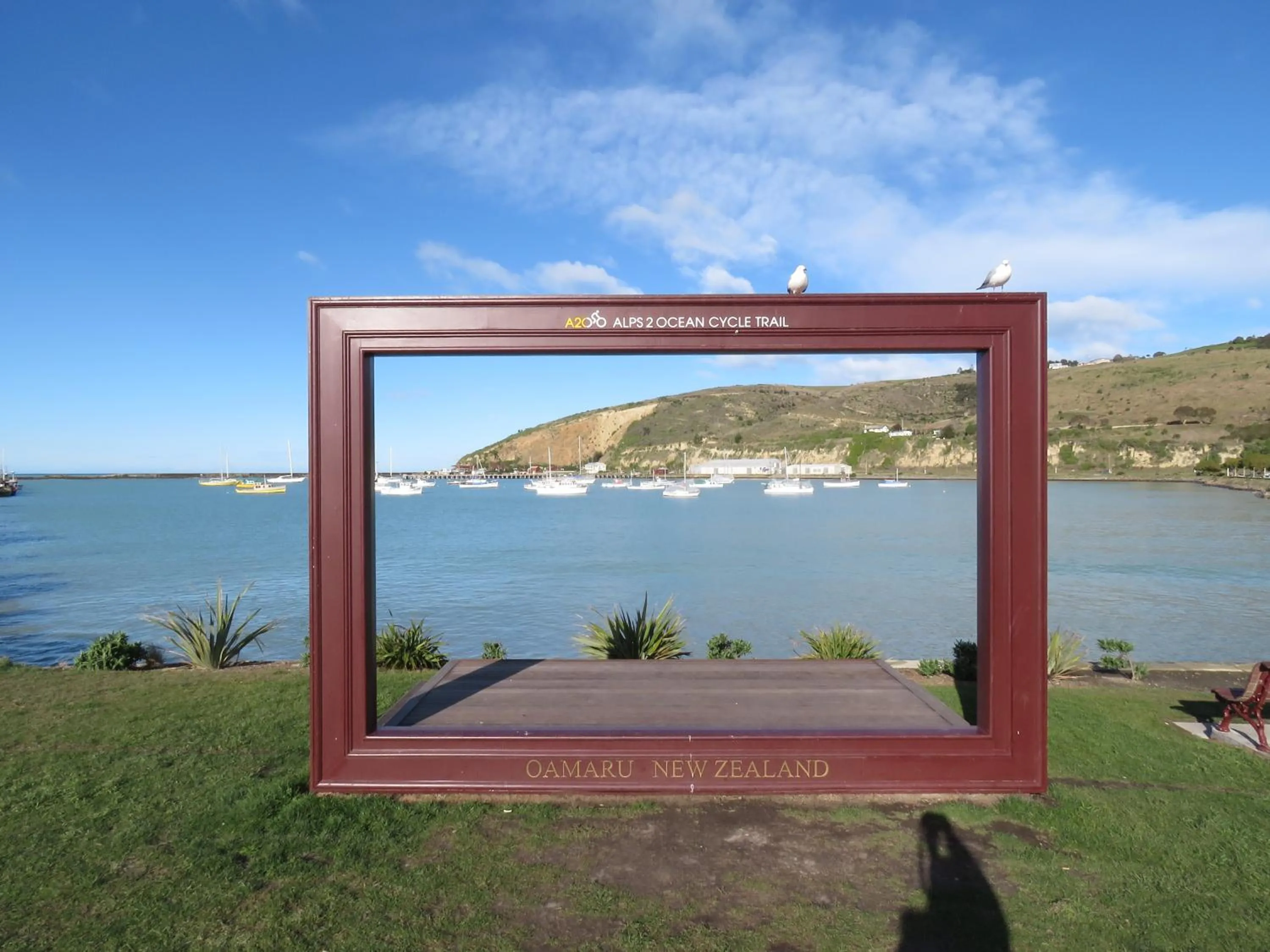 Golfcourse in Oamaru Harbour Nest