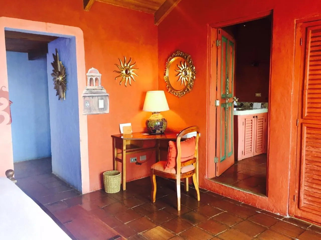 Seating area in Hotel Casa Palopo