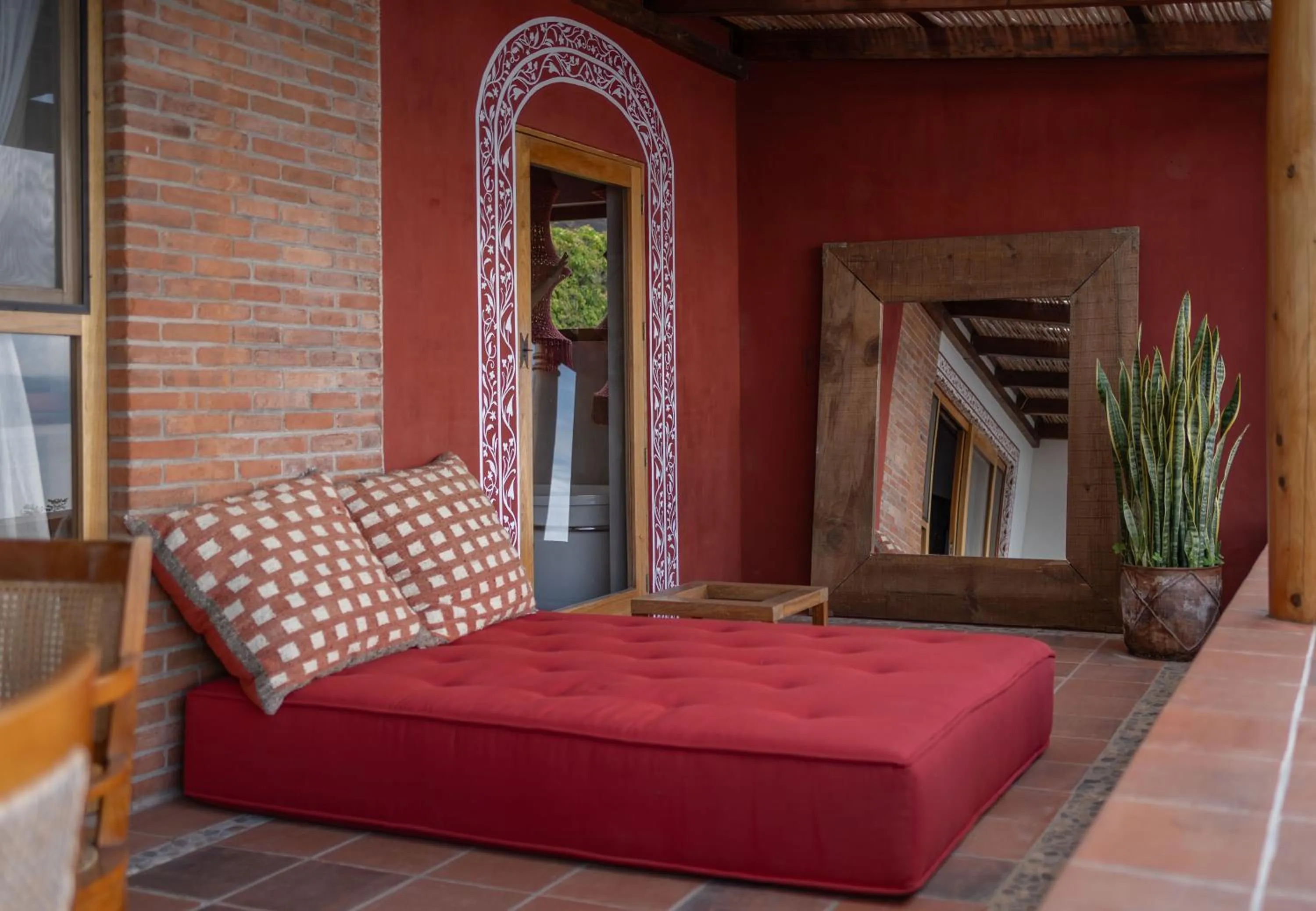 Seating area in Hotel Casa Palopo