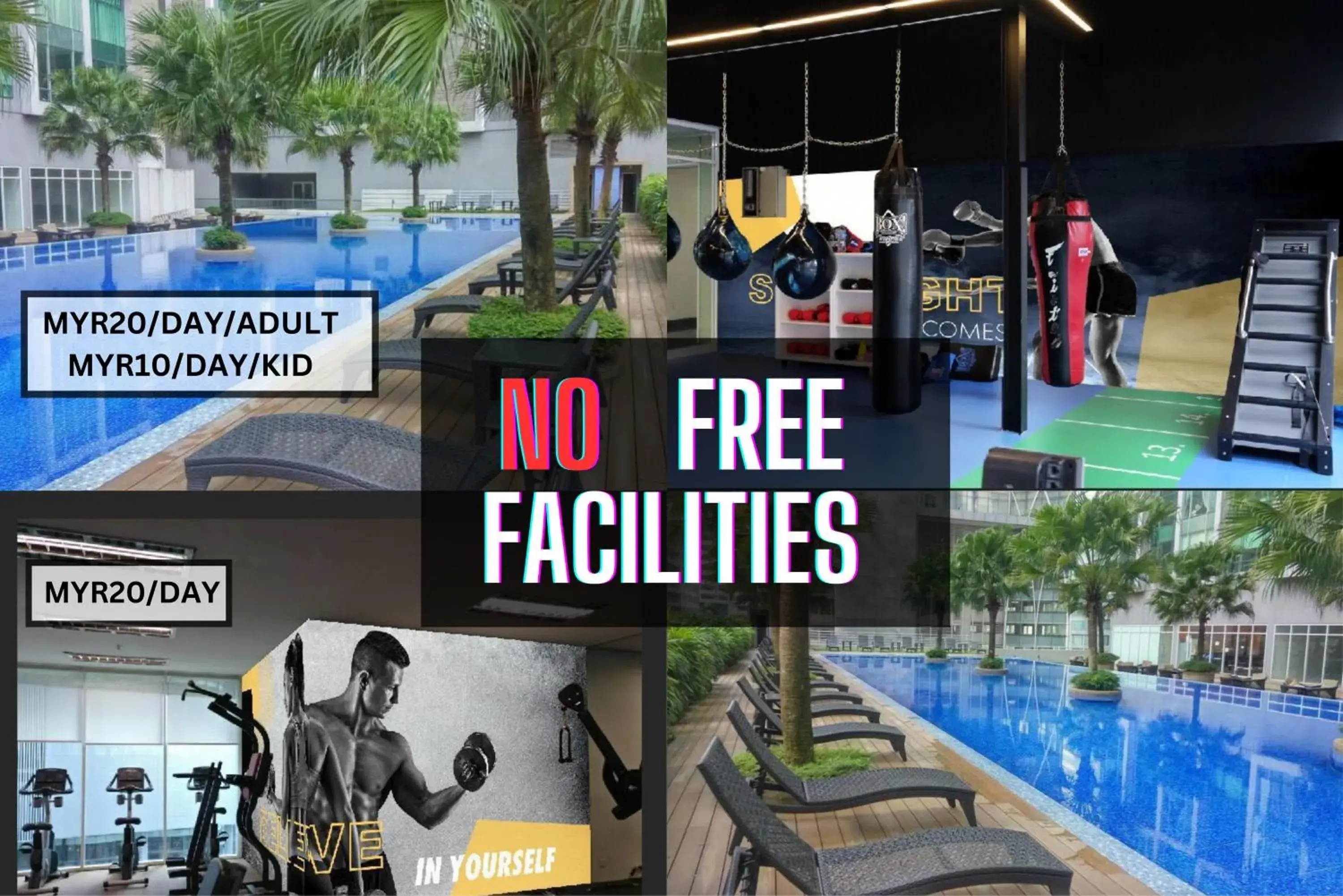 Pool view in Soho Suites KLCC by Leala Pool view in Soho Suites KLCC by Leala