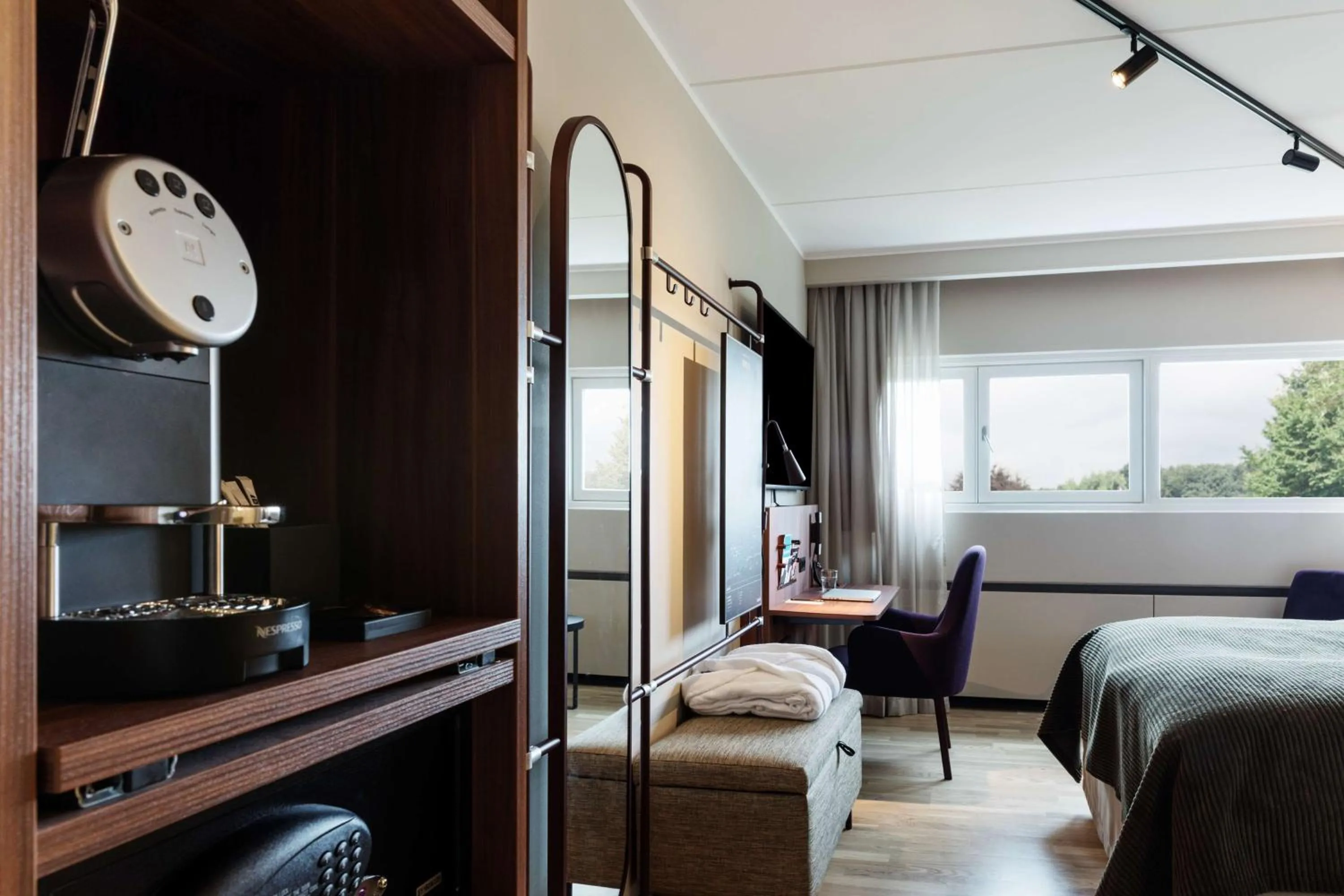 Bedroom, Bed in Scandic Hvidovre