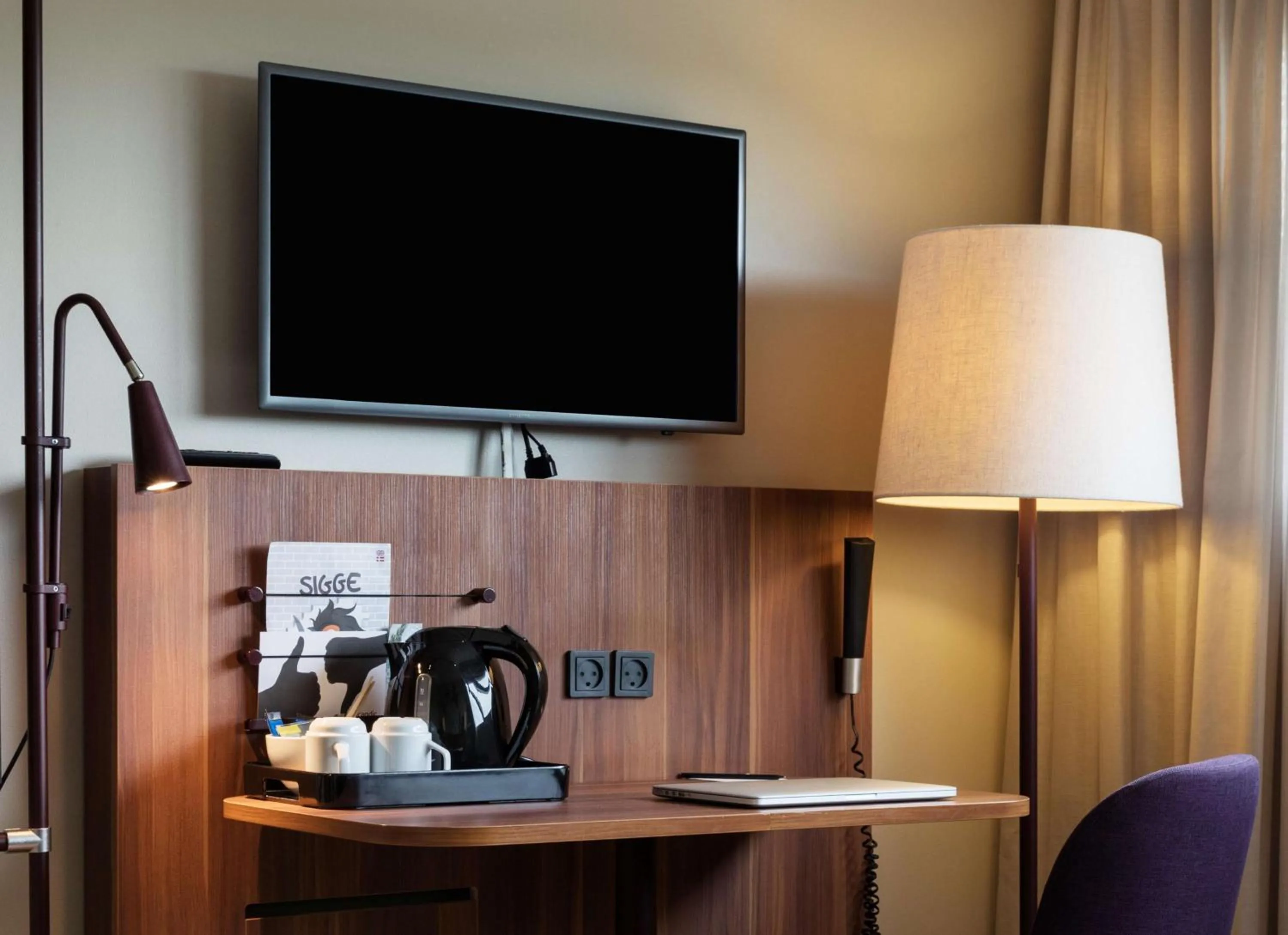 Bedroom in Scandic Hvidovre