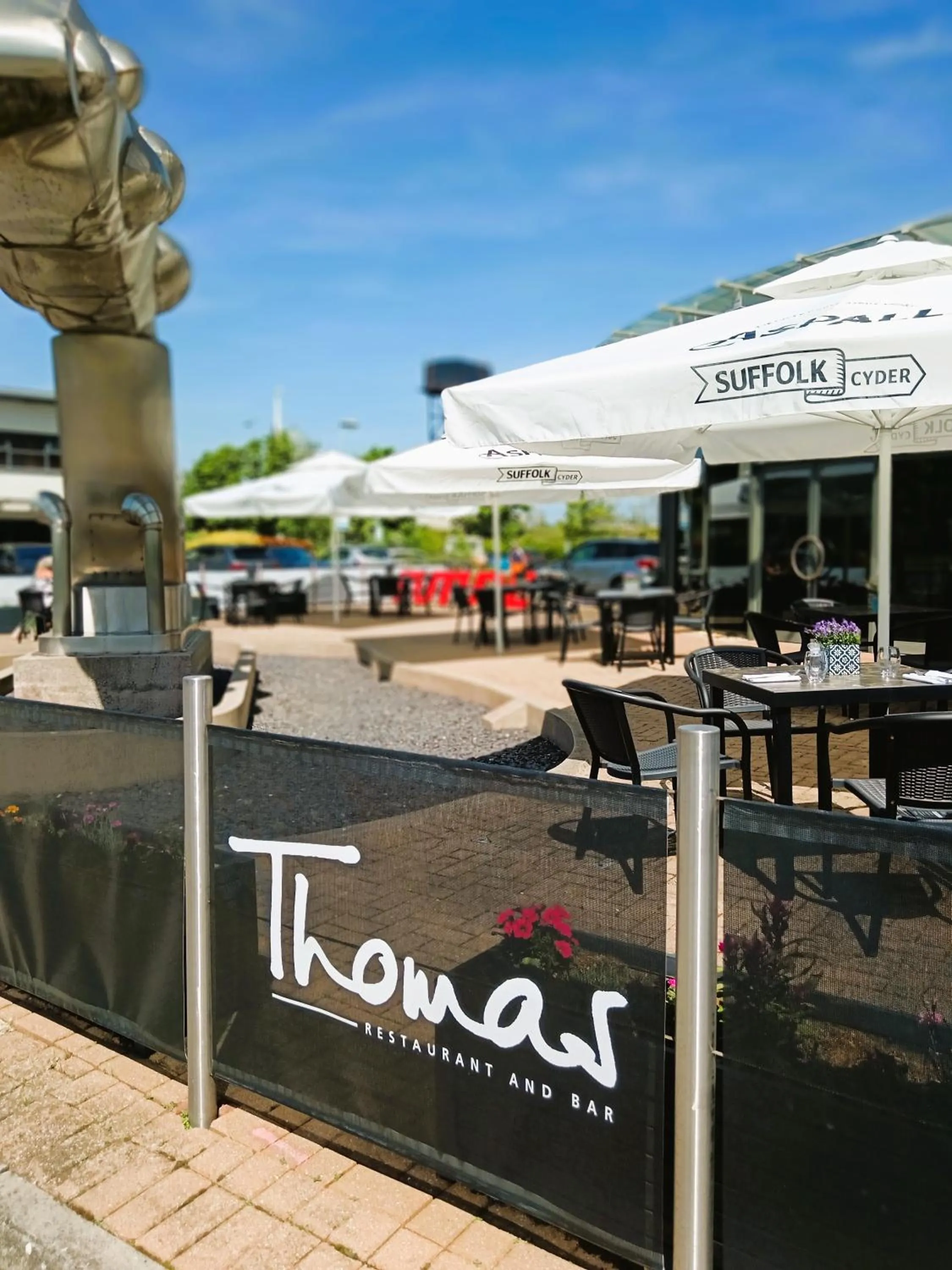 Patio in Future Inn Cardiff Bay