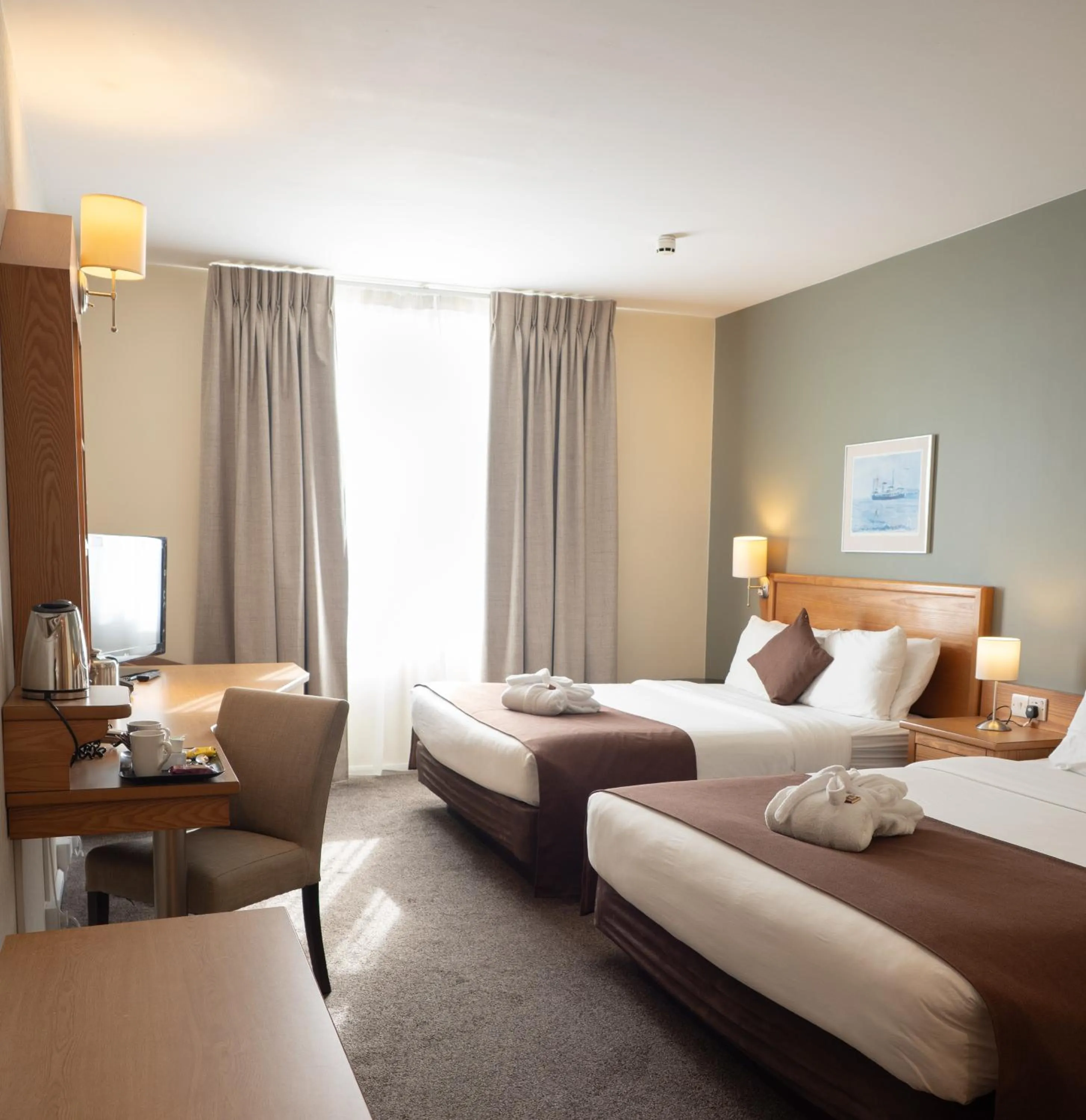 Bed in Future Inn Cardiff Bay