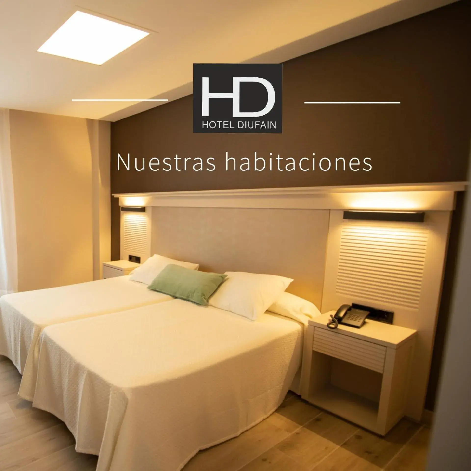 Double or Twin Room in Hotel y Apartamentos Diufain Double or Twin Room in Hotel y Apartamentos Diufain