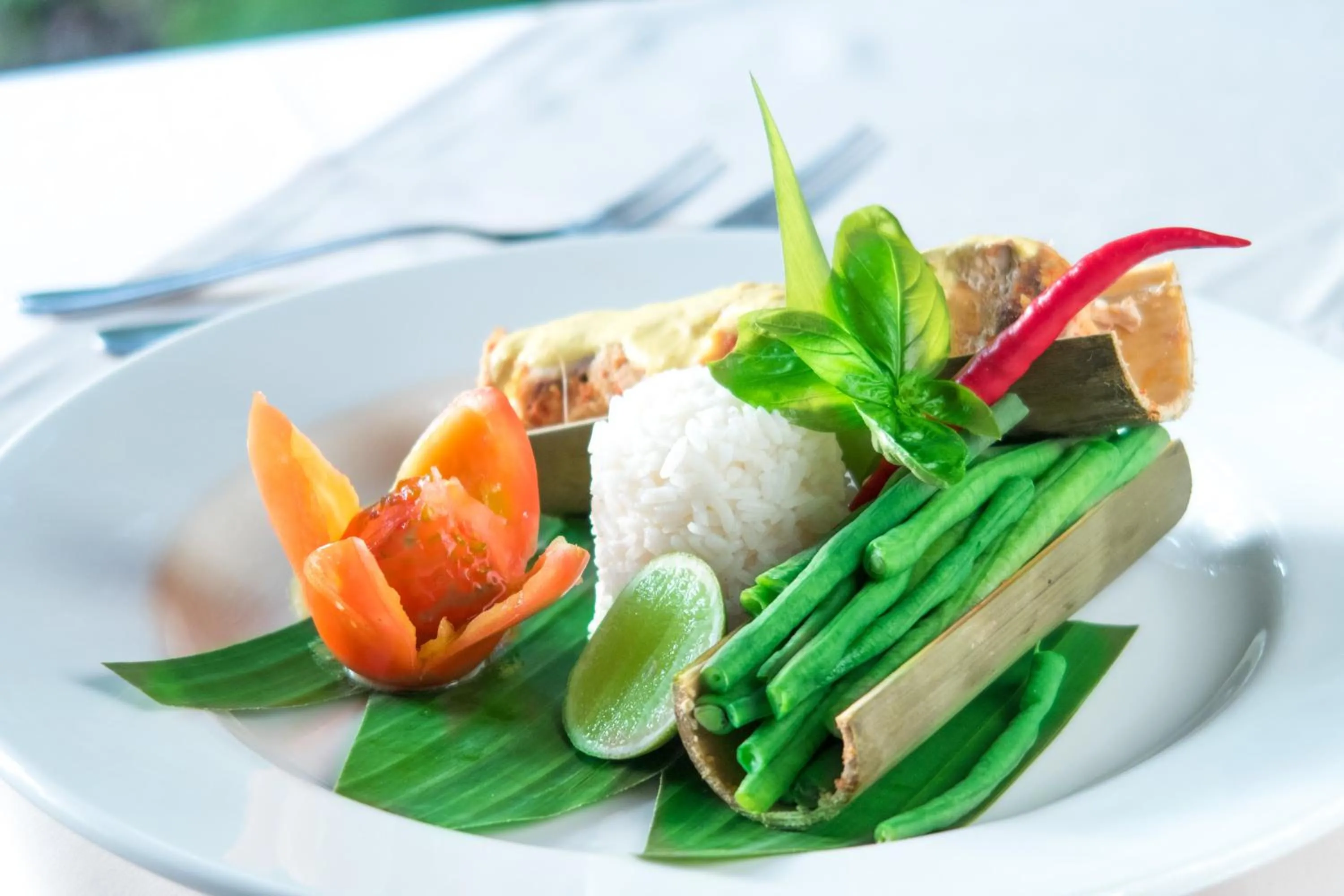 Food close-up in Lembeh Resort