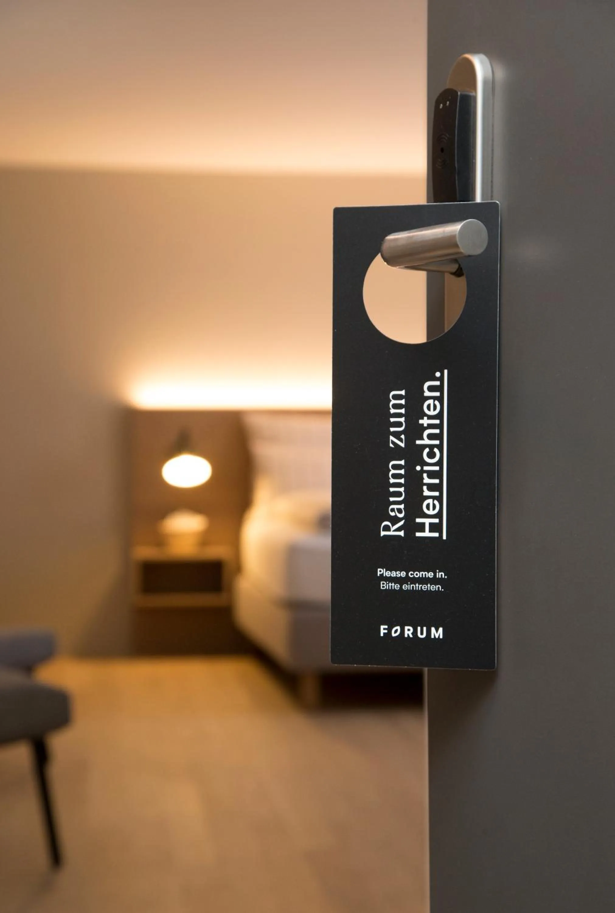 Decorative detail, Bed in Businesshotel Forum Widnau