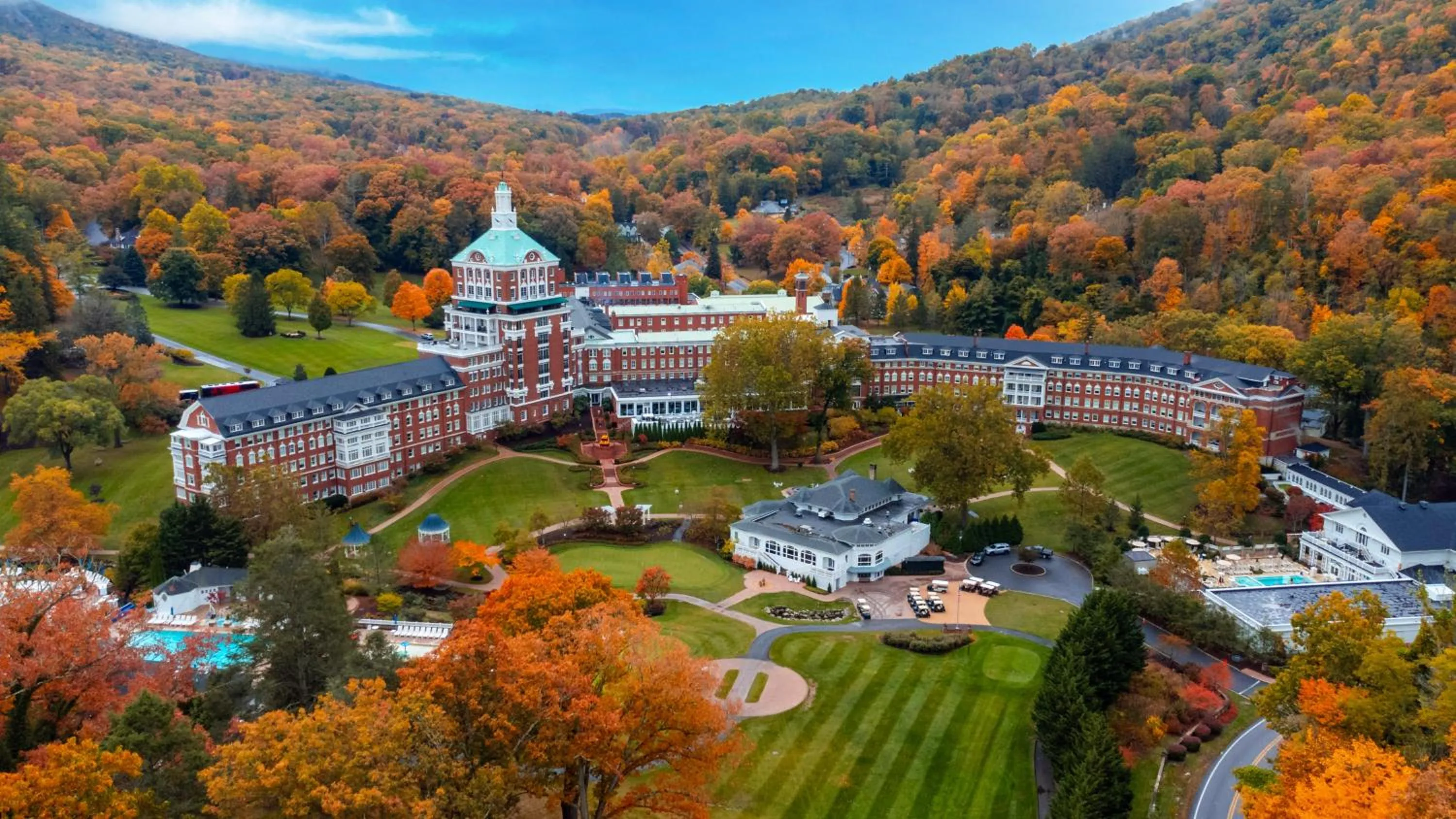 Bird's eye view in The Omni Homestead Resort & Spa