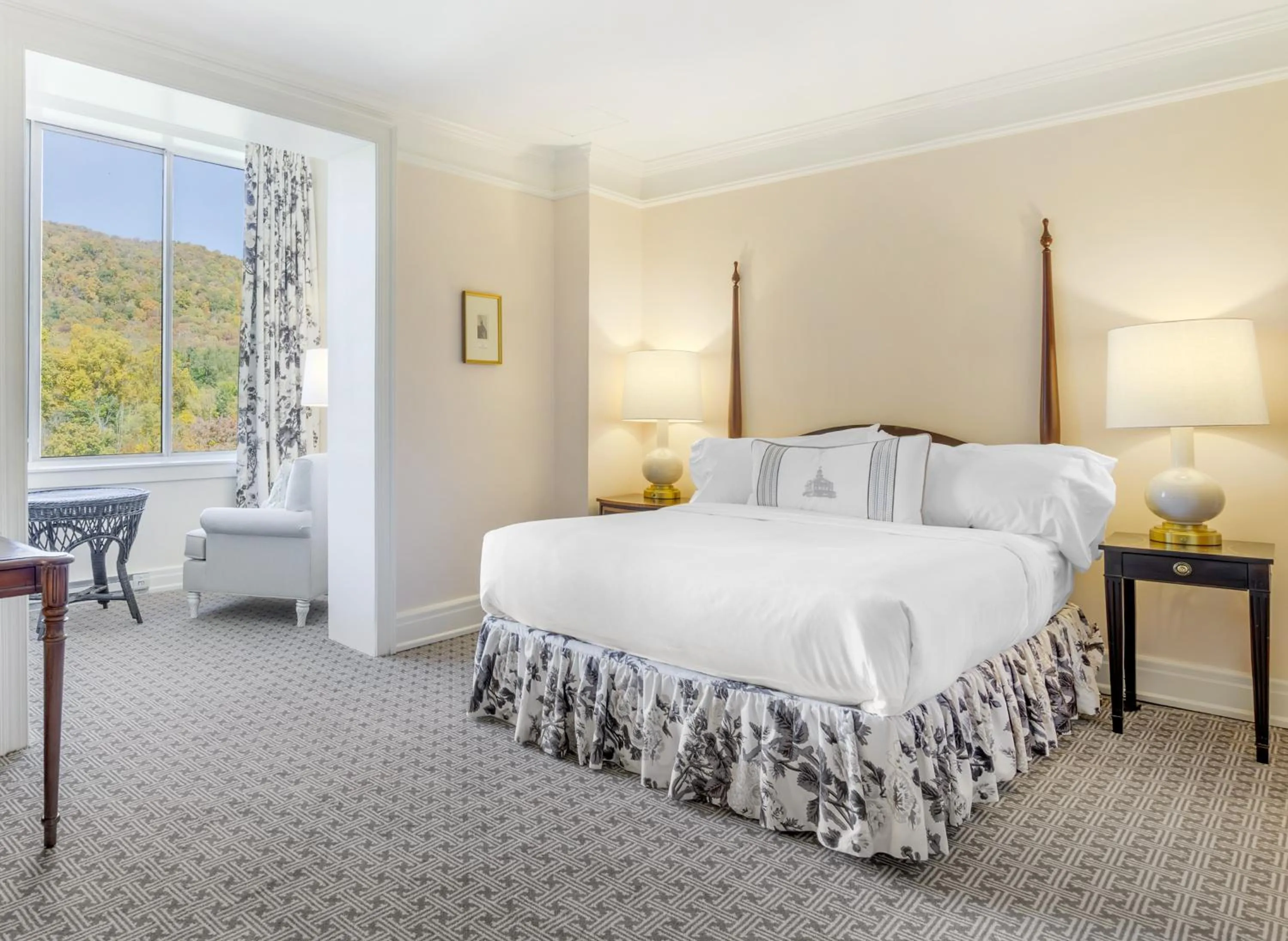 Bed in The Omni Homestead Resort & Spa