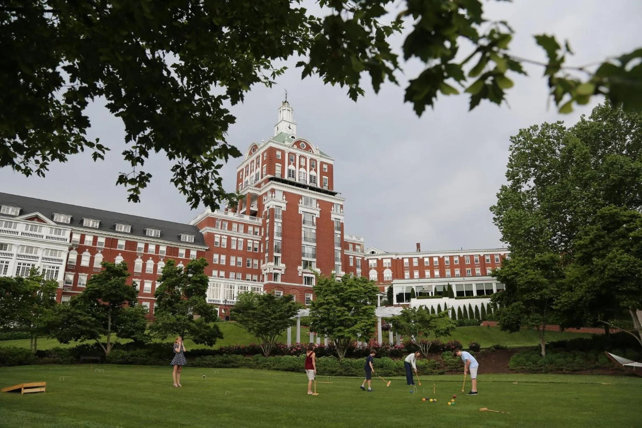 Children play ground in The Omni Homestead Resort & Spa