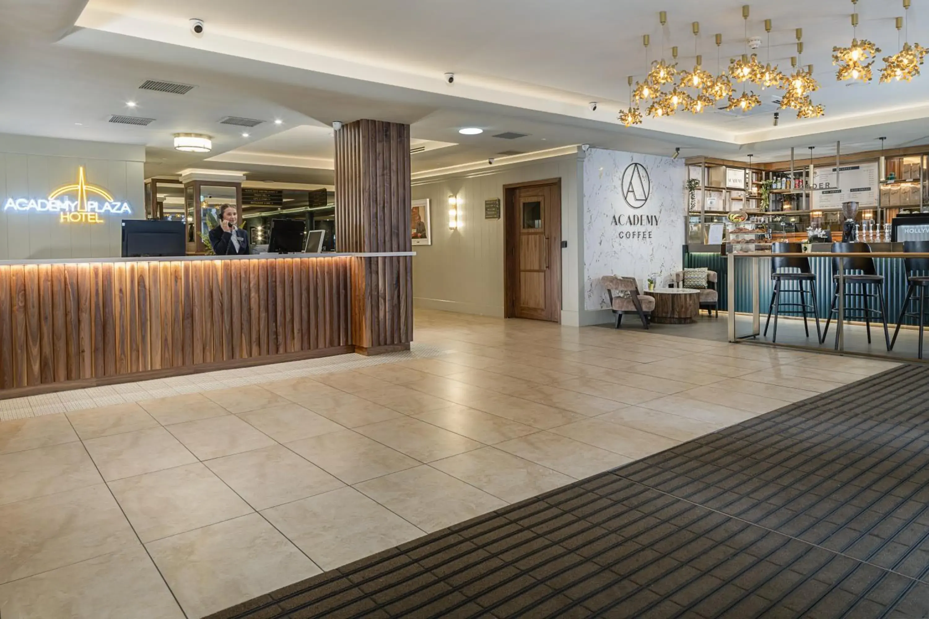 Lobby or reception in Academy Plaza Hotel Lobby or reception in Academy Plaza Hotel