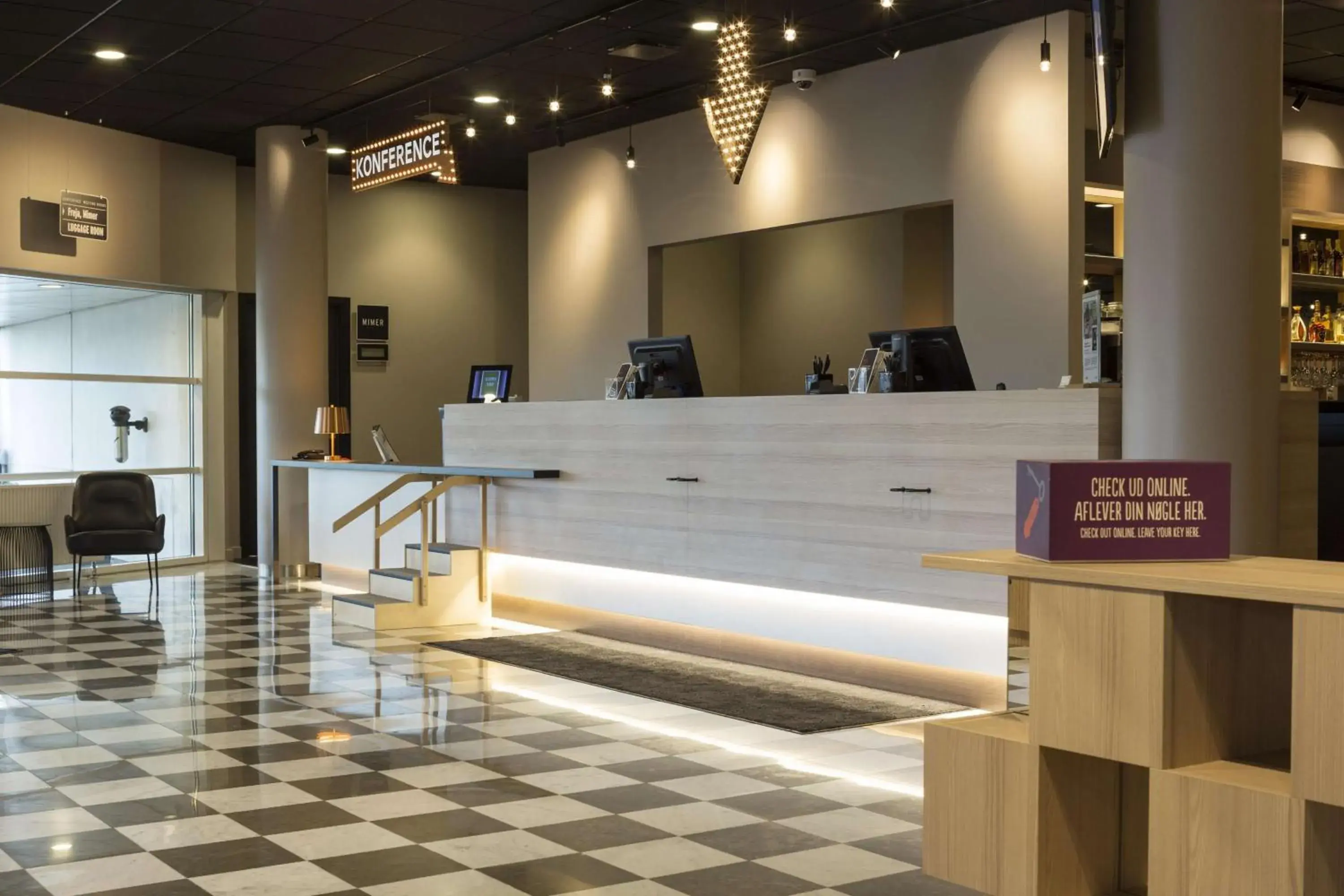 Lobby or reception in Scandic Glostrup Lobby or reception in Scandic Glostrup