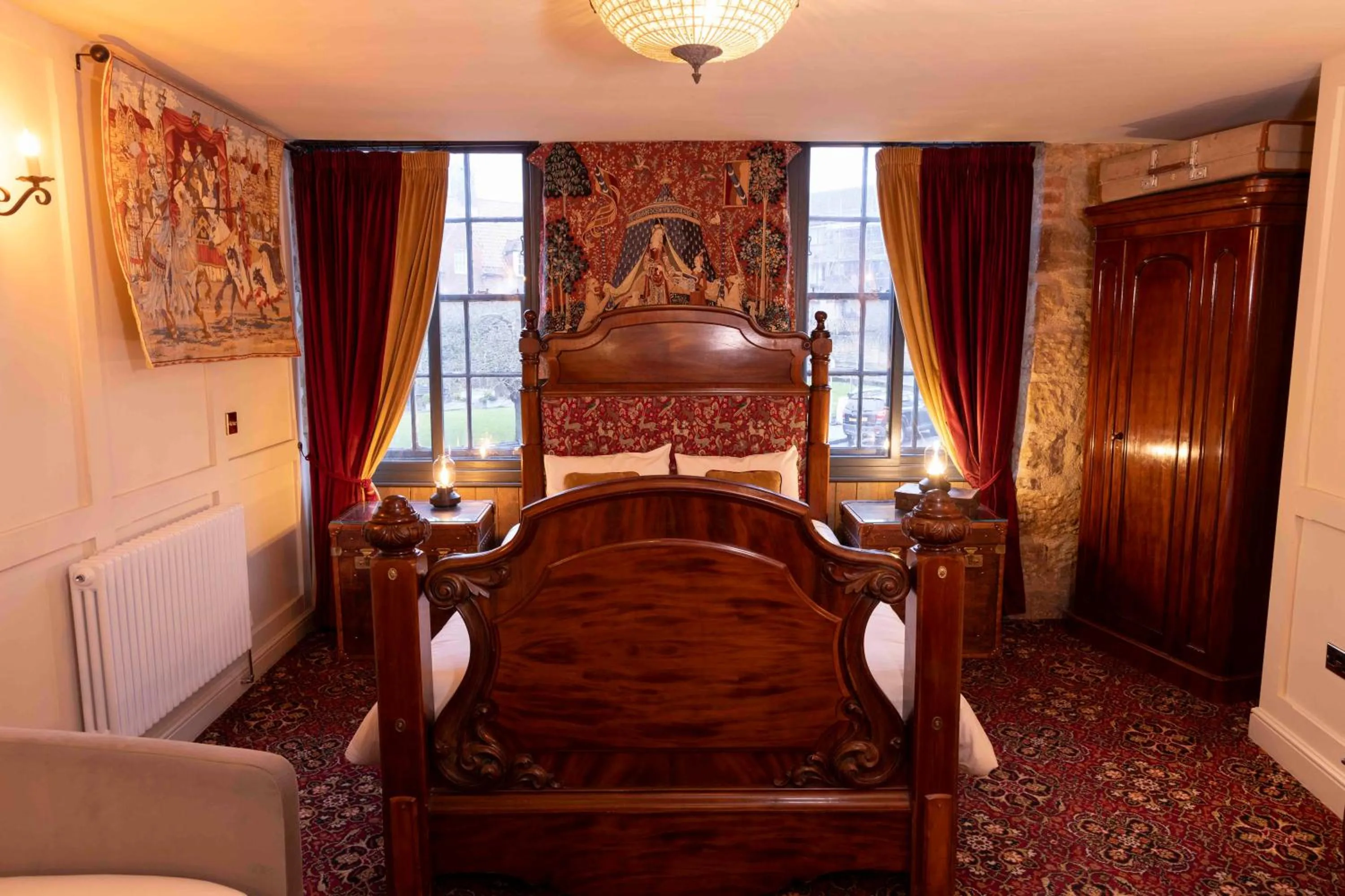 Bedroom in The Dirty Bottles Hotel