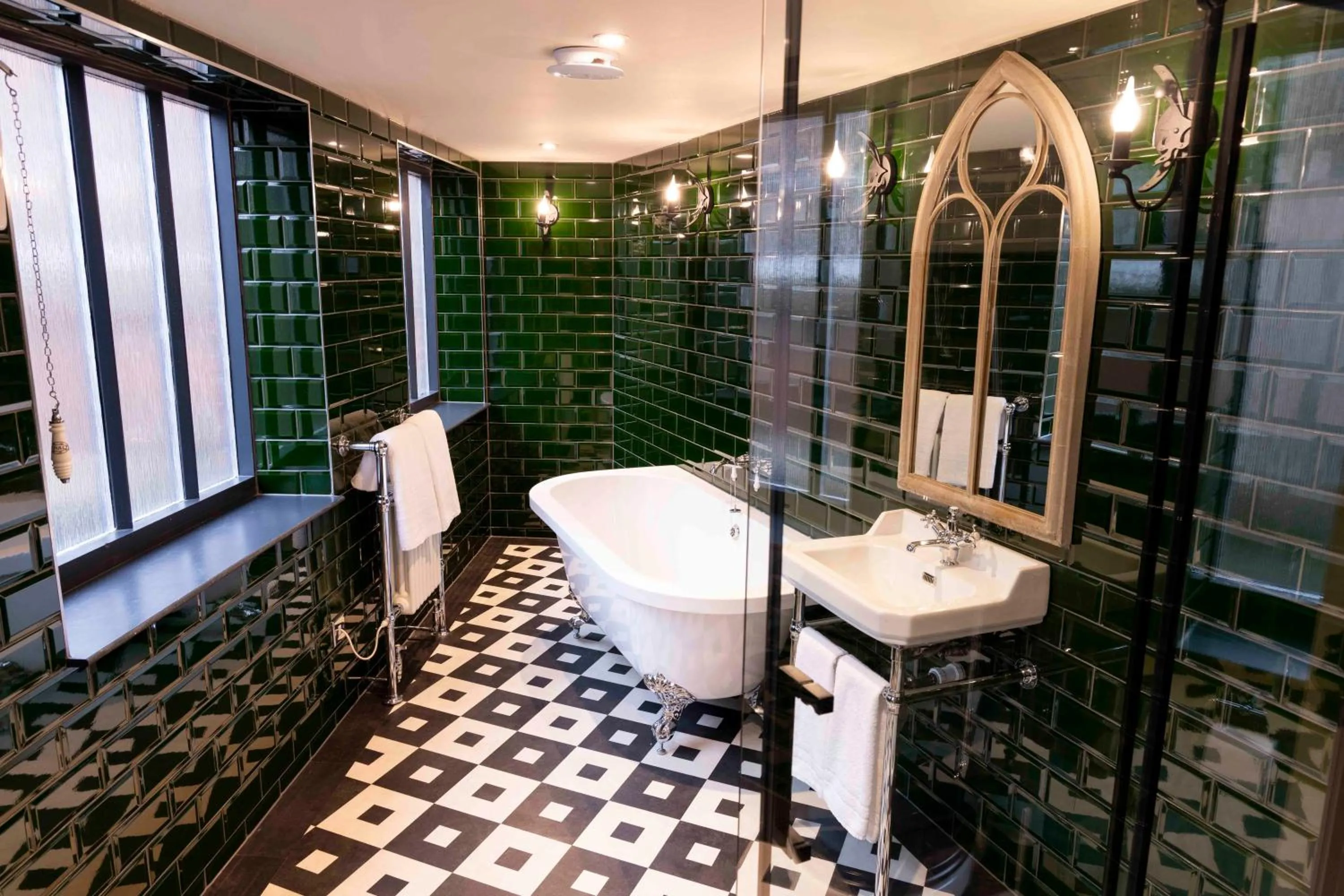 Bathroom in The Dirty Bottles Hotel