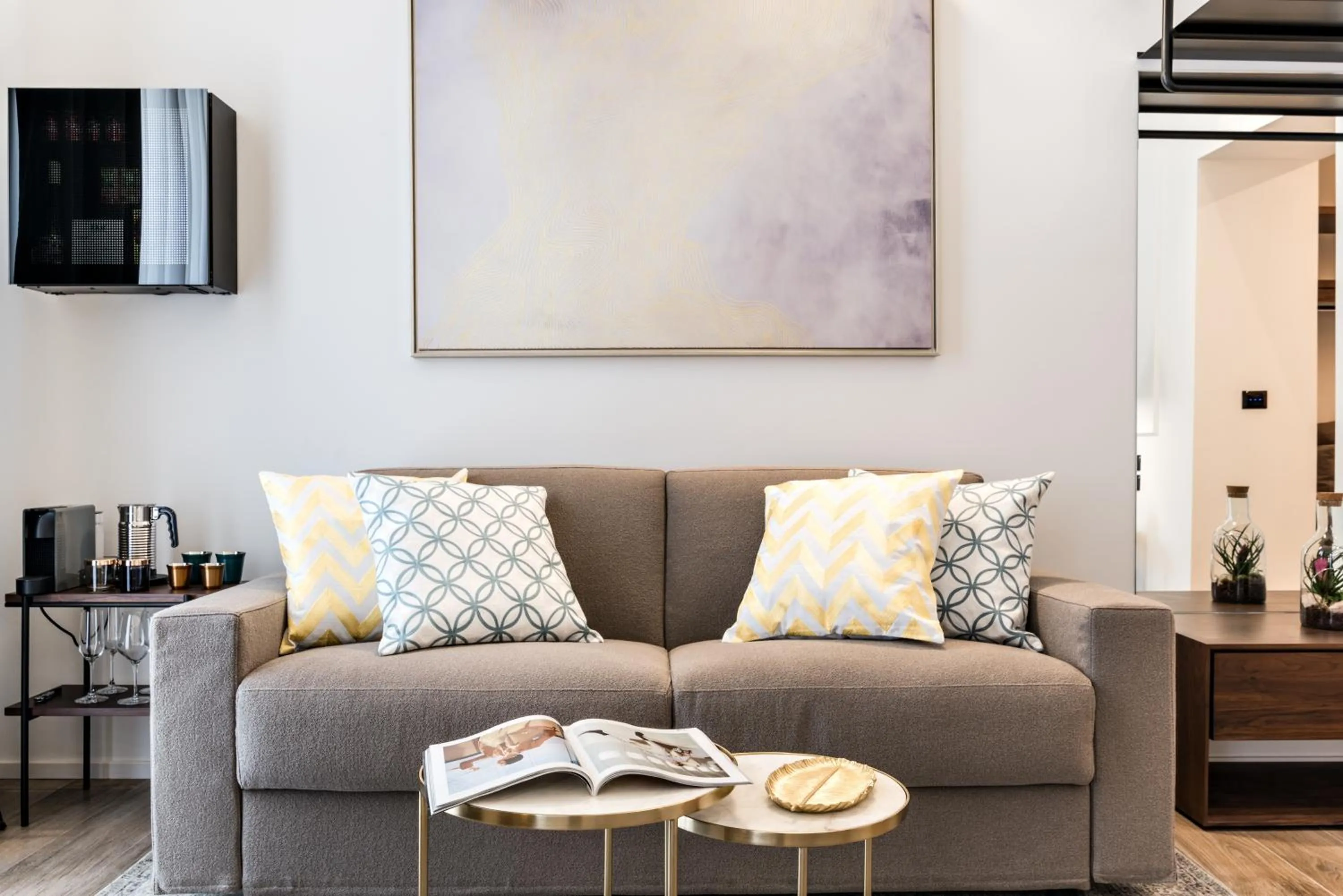 Living room in La Spezia by The First - Luxury Rooms & Suites