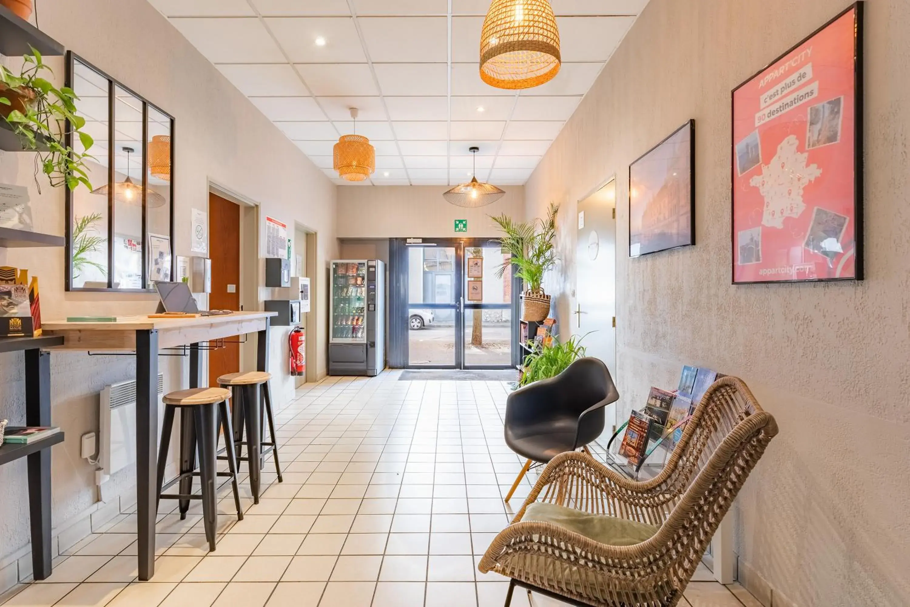 Lobby or reception in Appart'City Classic Blois Lobby or reception in Appart'City Classic Blois