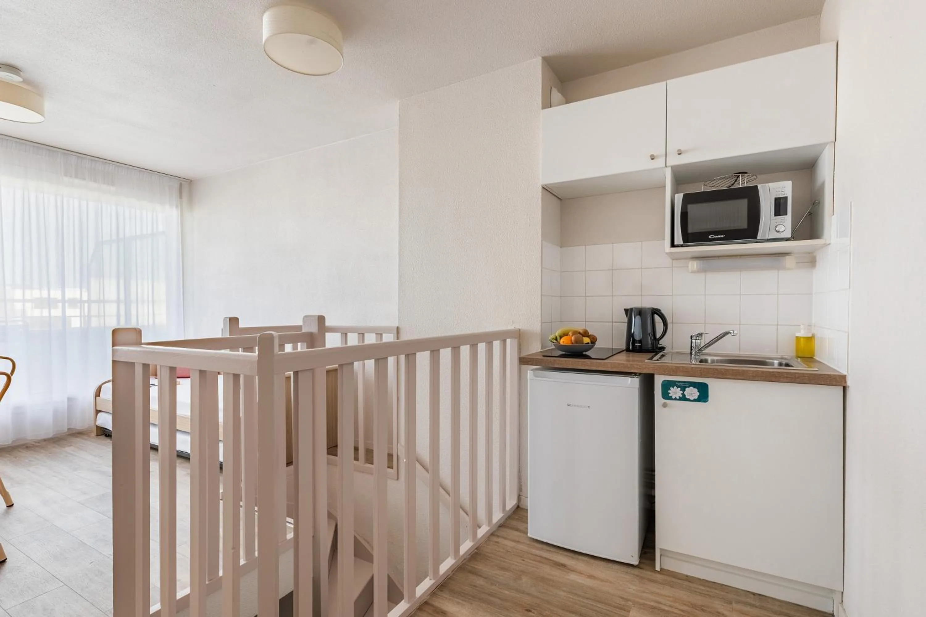 Kitchen or kitchenette in Appart'City Classic La Rochelle Centre