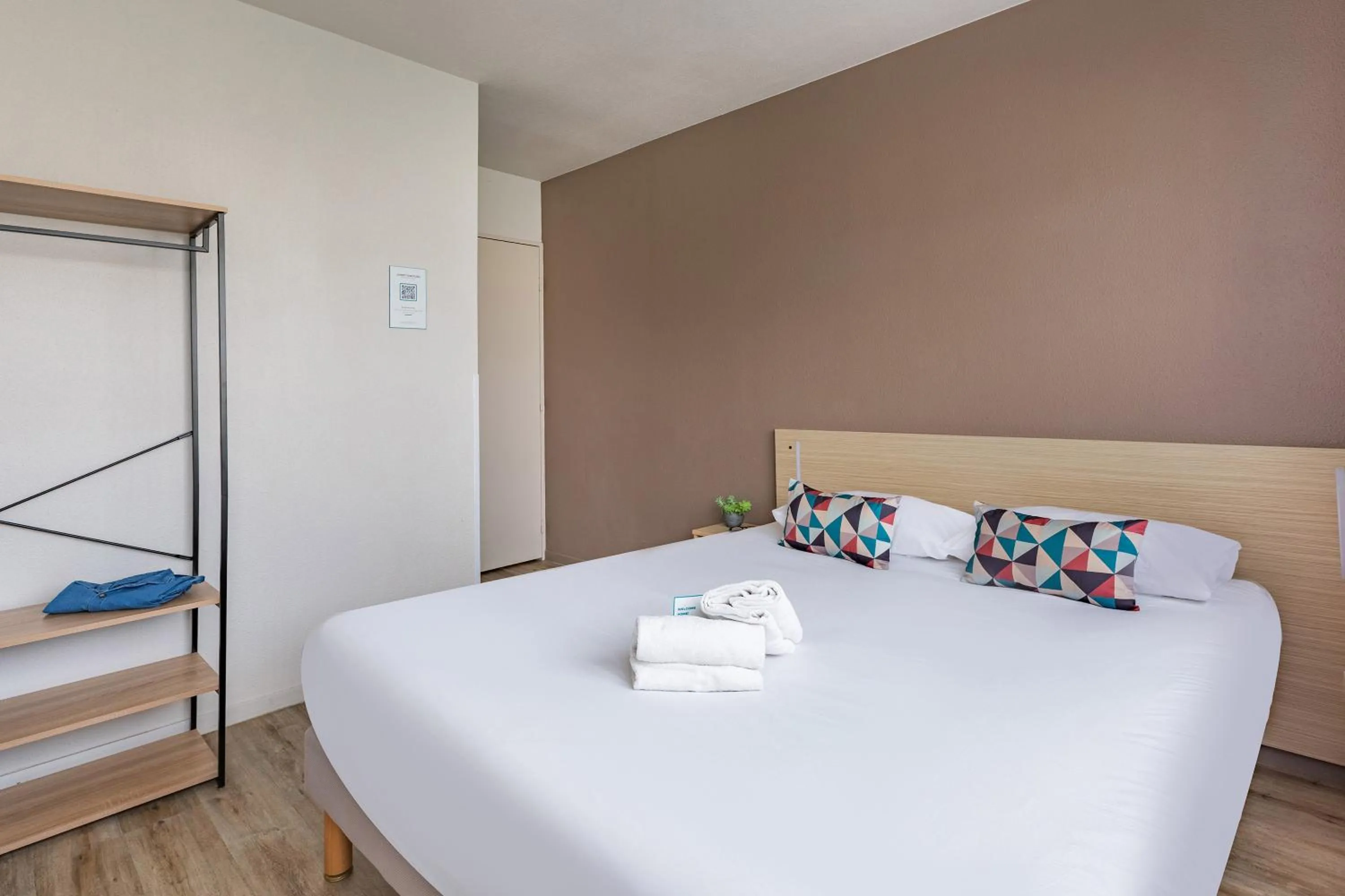 Bed in Appart'City Classic La Rochelle Centre