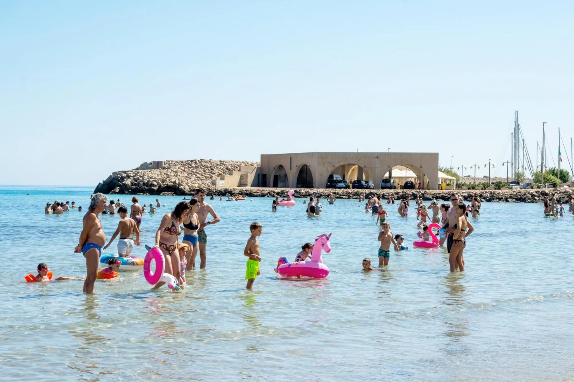 Beach in Hotel Da Romano