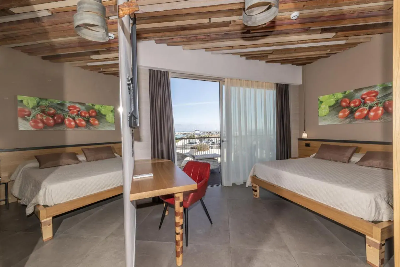 Deluxe Double Room with Sea View in Hotel Da Romano Deluxe Double Room with Sea View in Hotel Da Romano