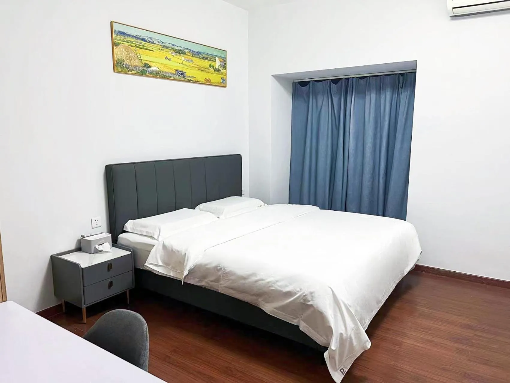 Bed in Pazhou Angda International Aparthotel Canton Fair Branch
