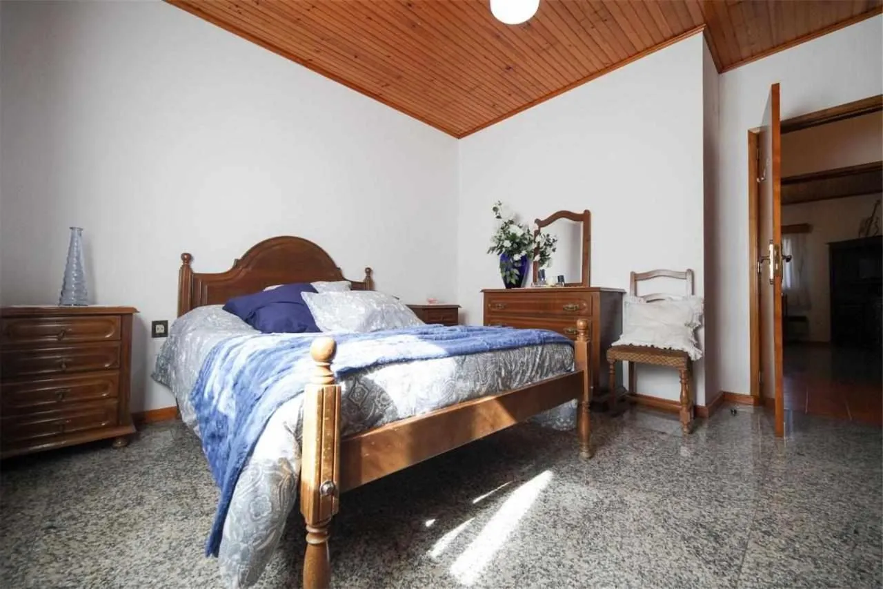 Bed in Casa Rural do Salgueirinho
