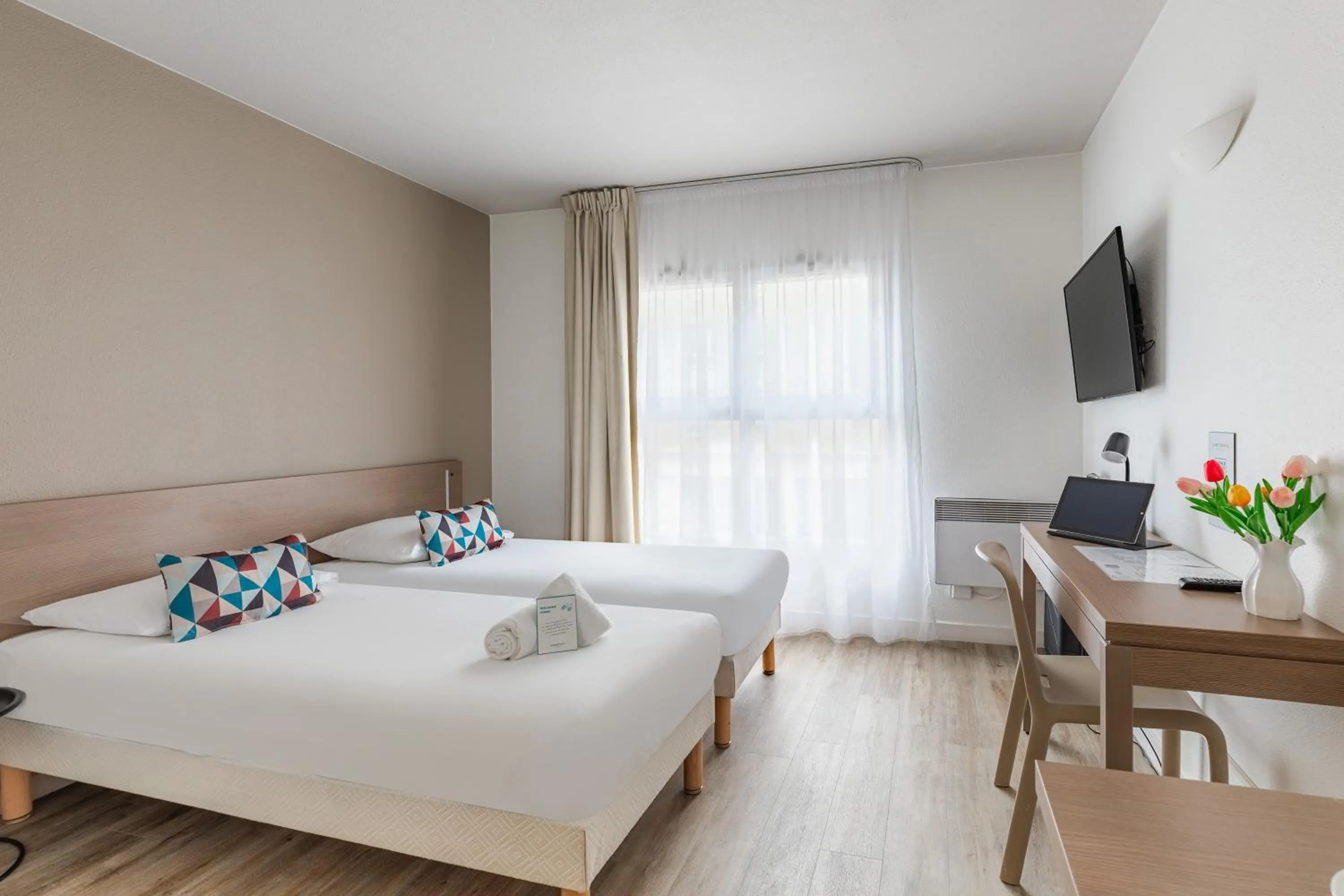 Bed in Appart'City Classic Lyon Part Dieu Villette