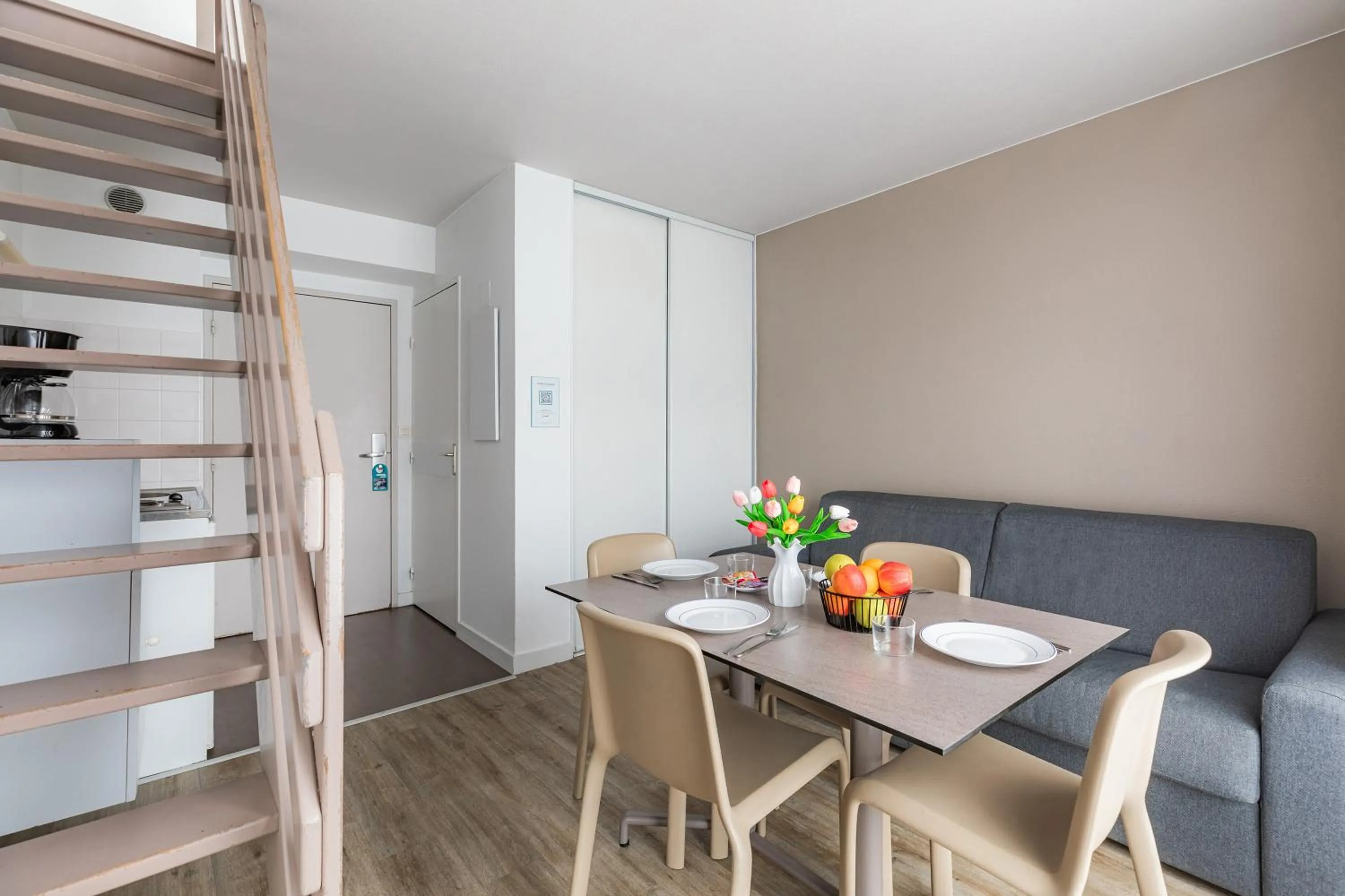 Living room in Appart'City Classic Lyon Part Dieu Villette