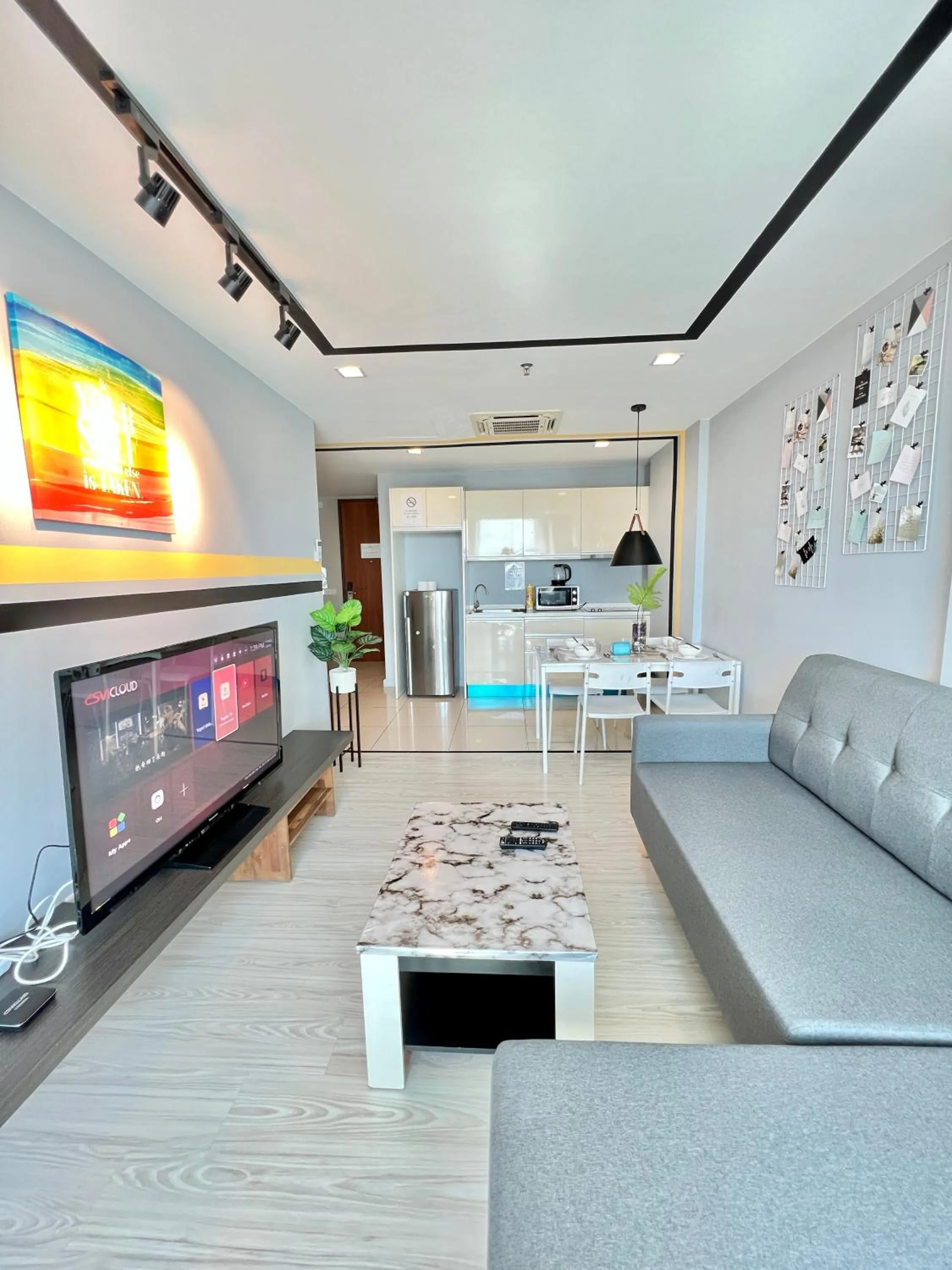 Living room in Cozy Living Sky Apartment