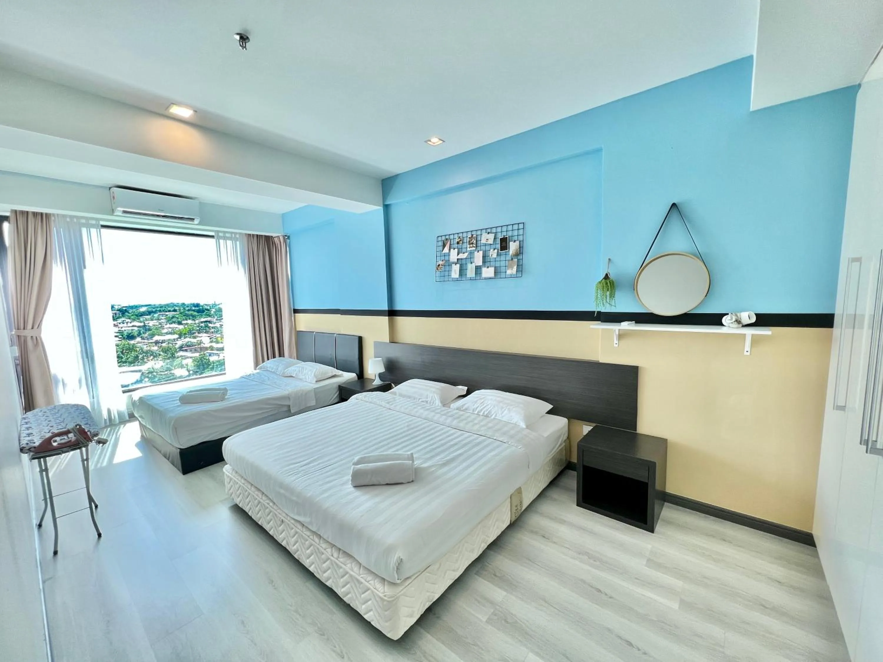 Bedroom, Bed in Cozy Living Sky Apartment