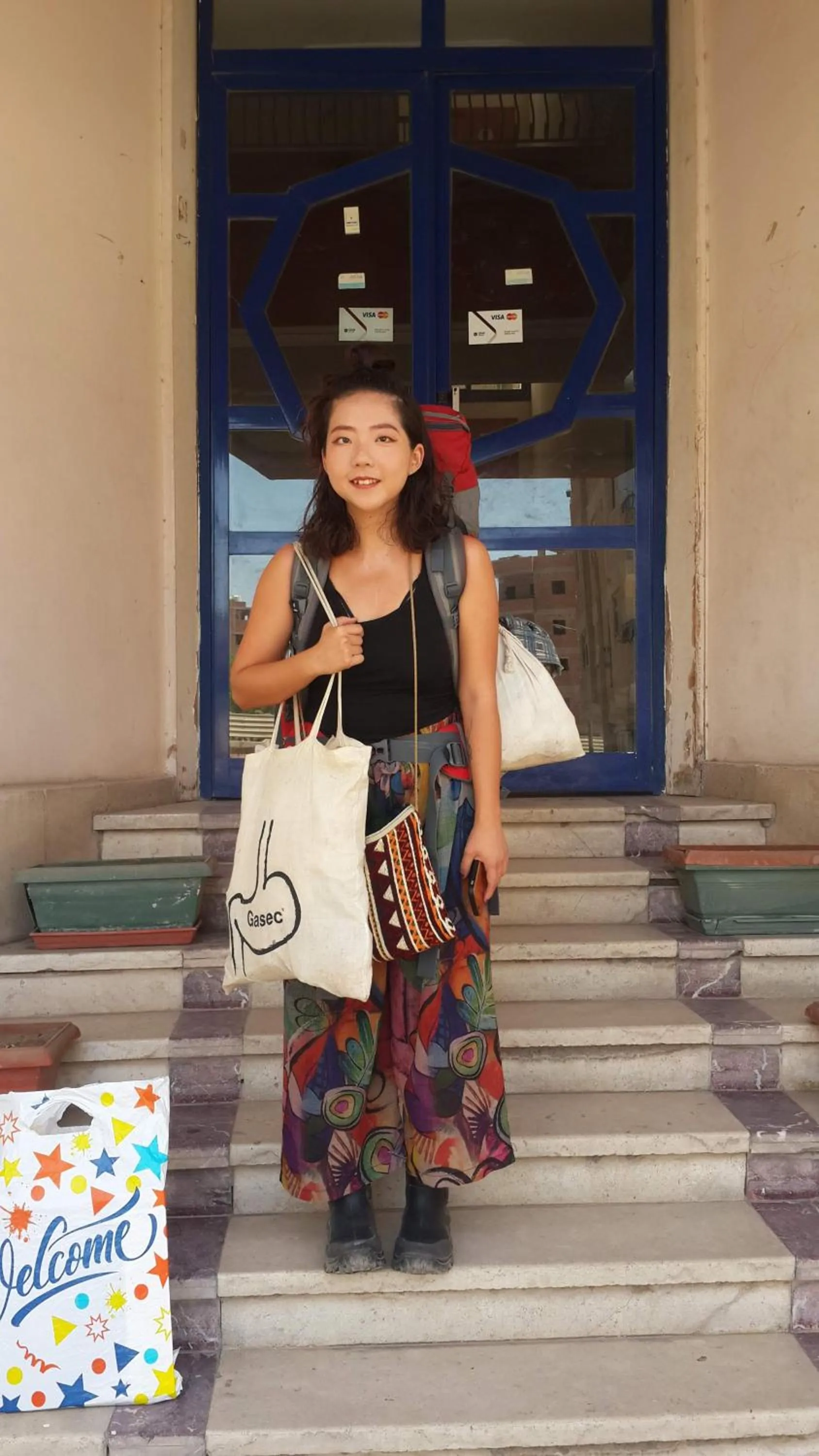 Facade/entrance in Canary Hotel