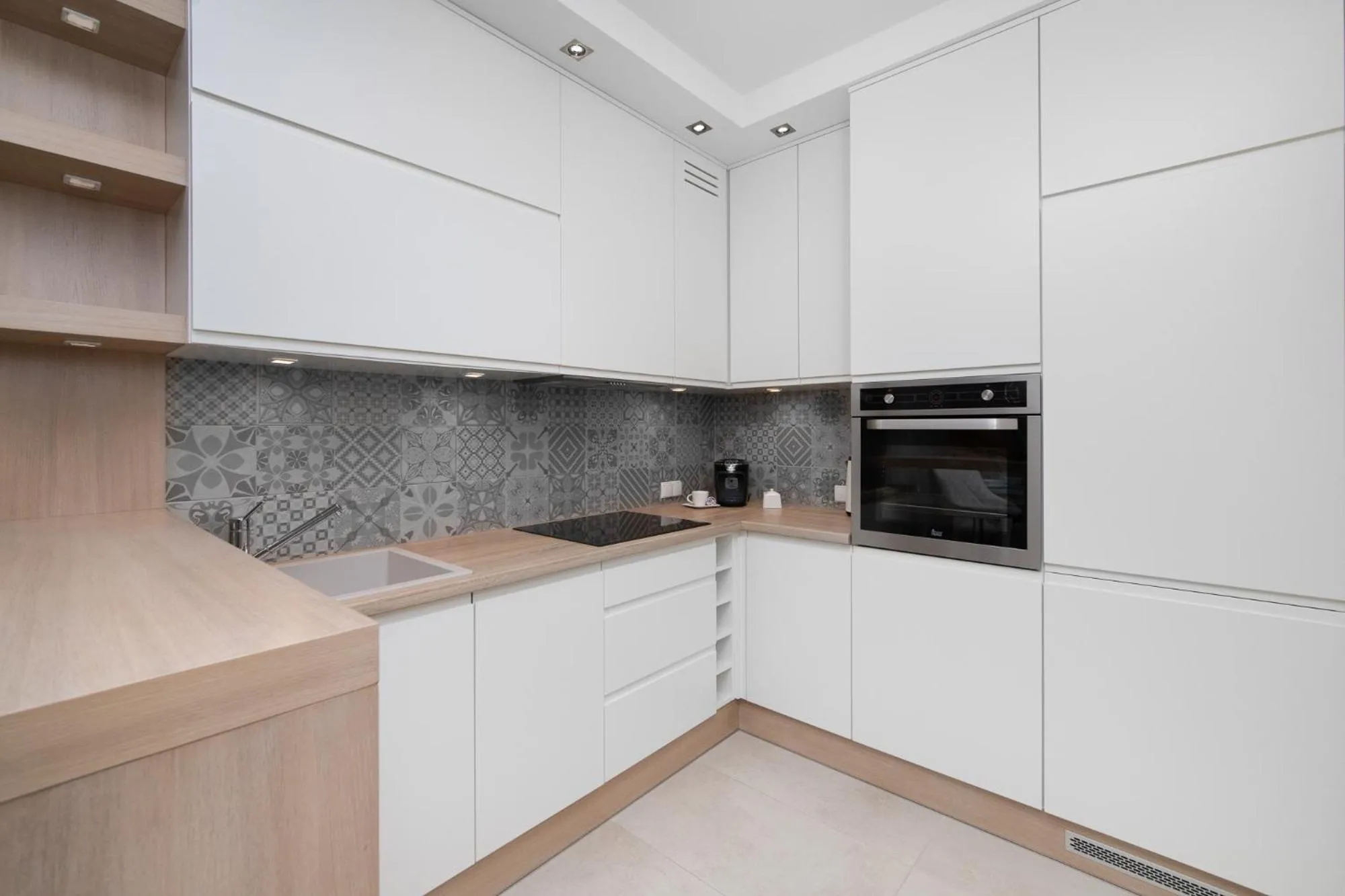 Kitchen or kitchenette in INA Rent - Tre Mare Apartamenty