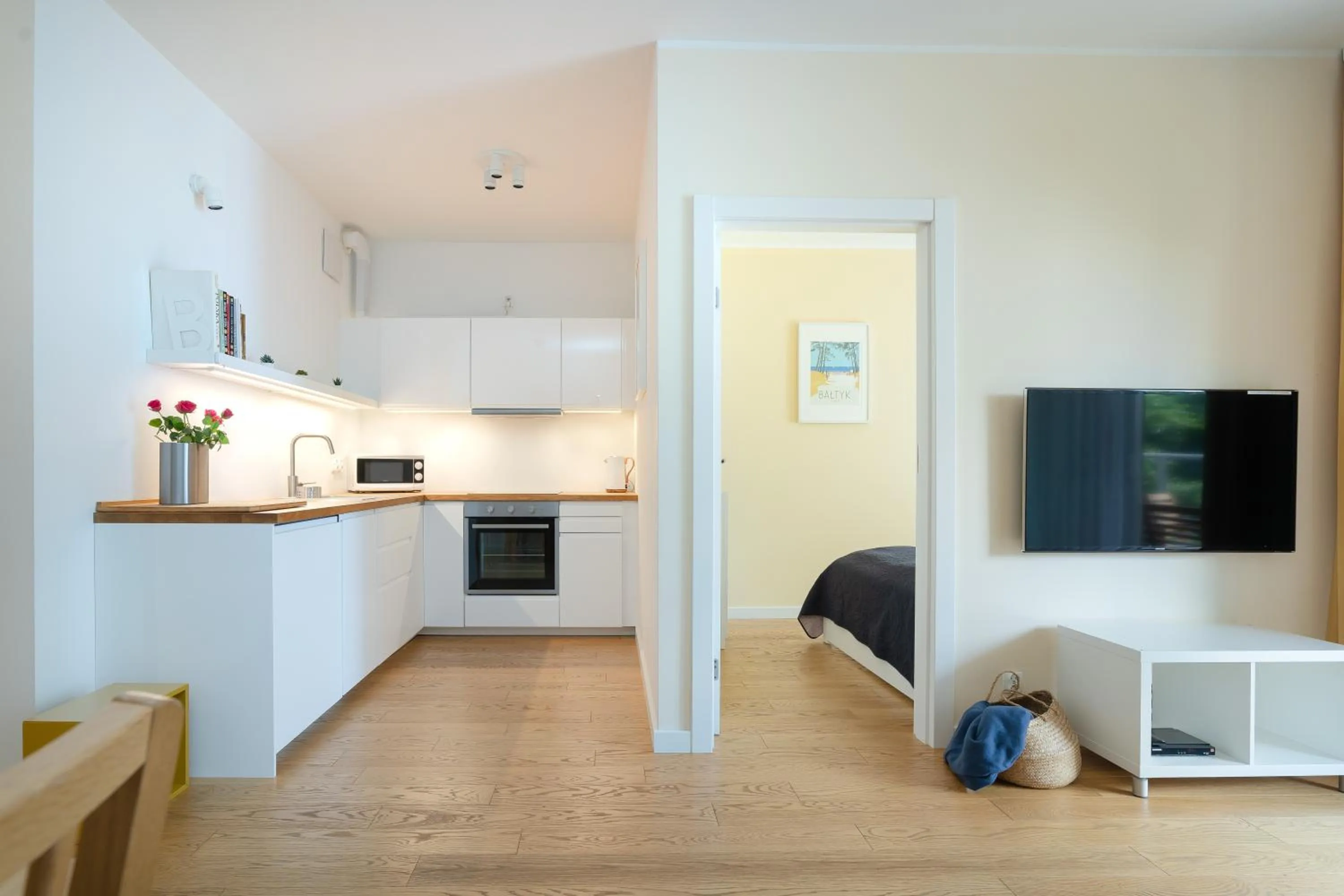 Kitchen or kitchenette in INA Rent - Tre Mare Apartamenty